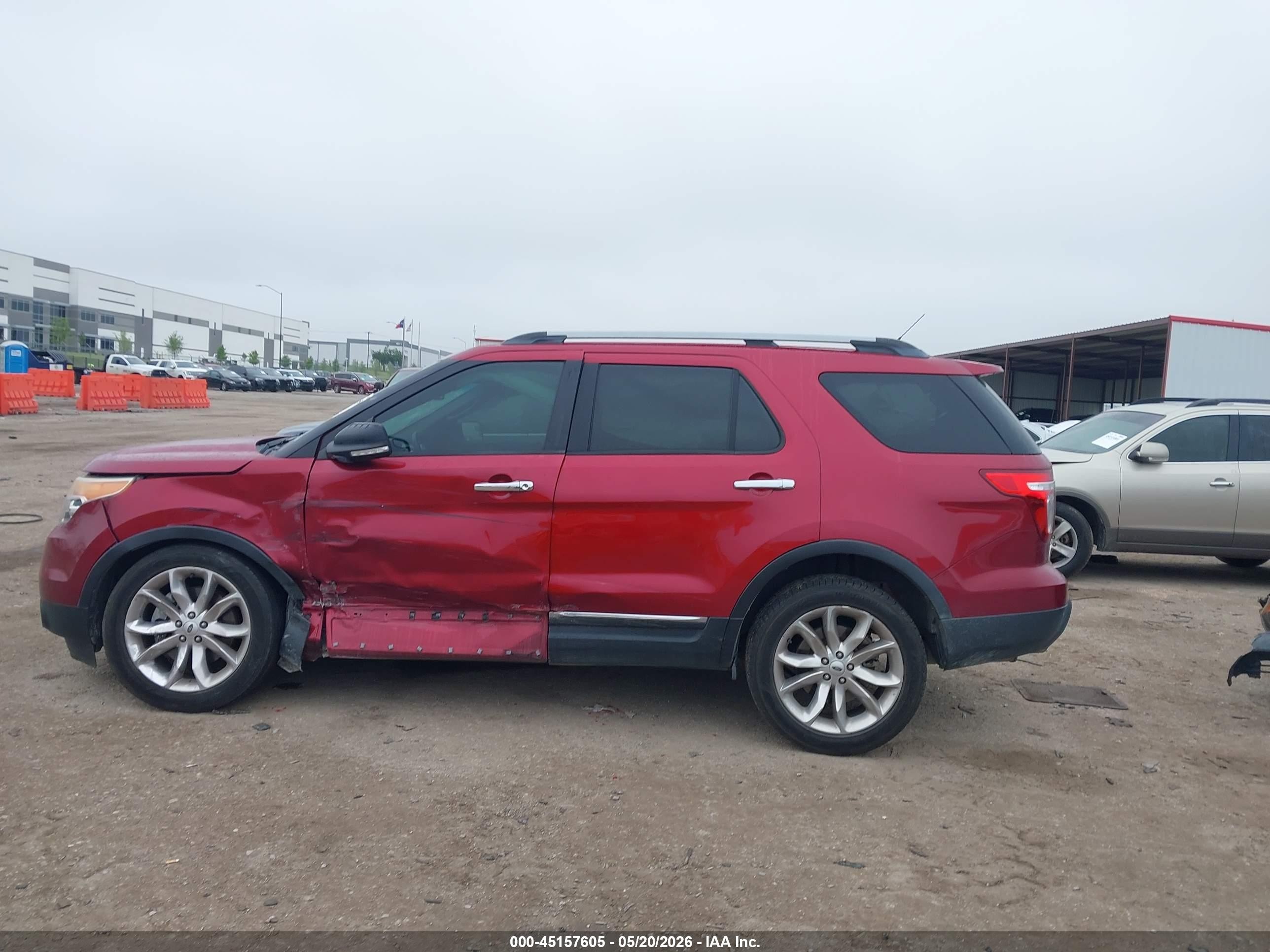 2015 Ford Explorer Xlt Красный vin: 1FM5K7D88FGC62160