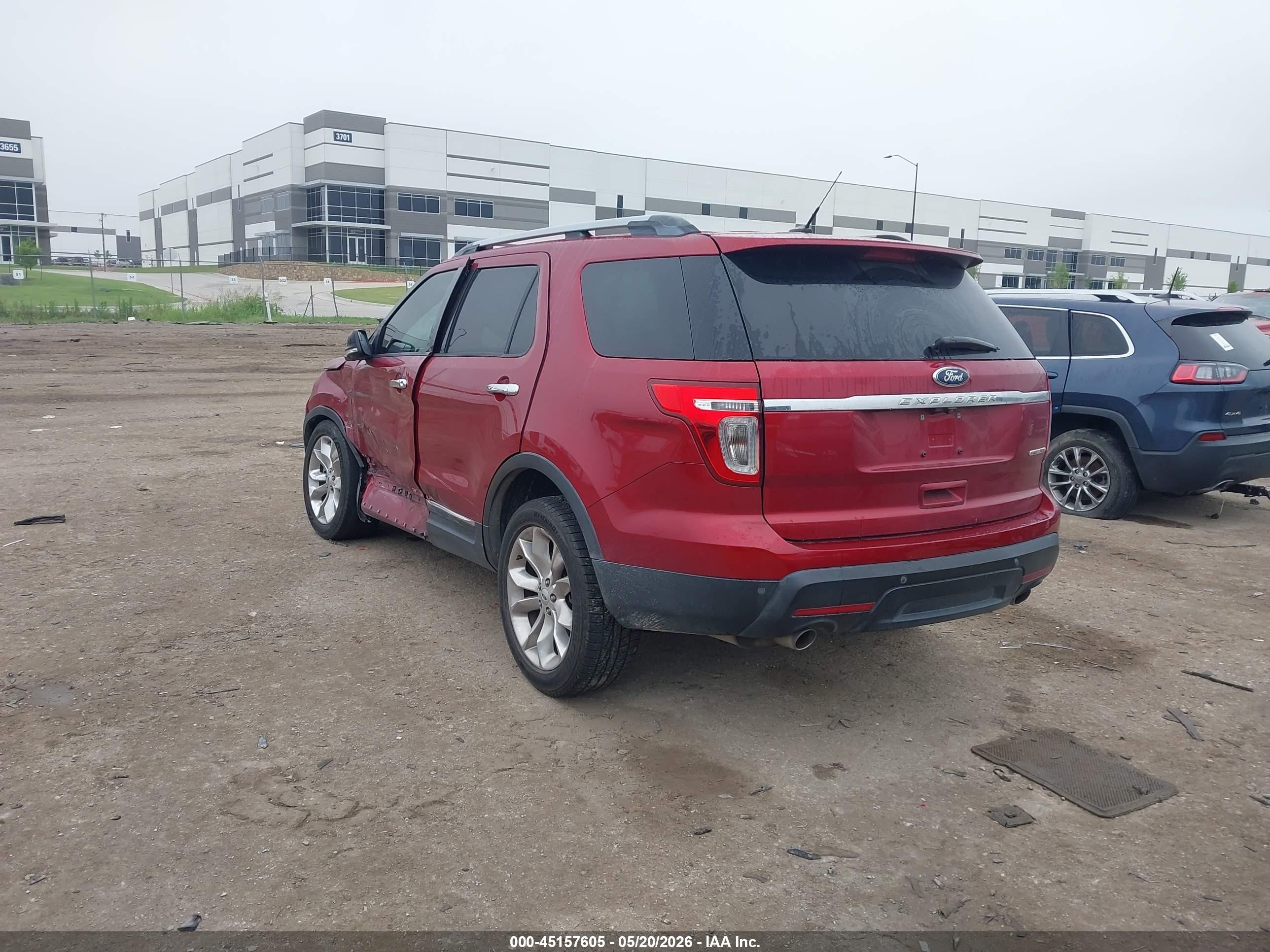 2015 Ford Explorer Xlt Красный vin: 1FM5K7D88FGC62160