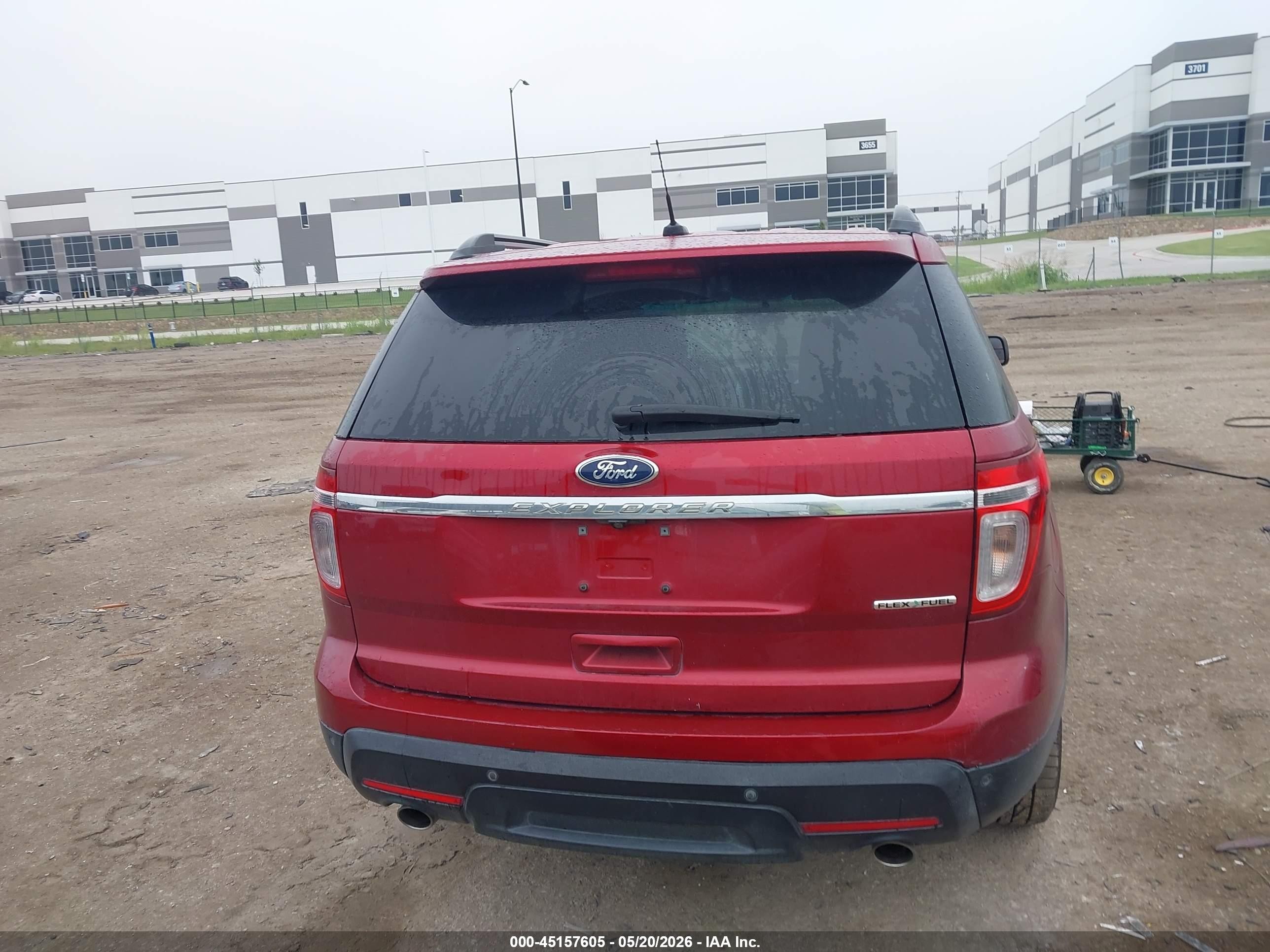 2015 Ford Explorer Xlt Красный vin: 1FM5K7D88FGC62160