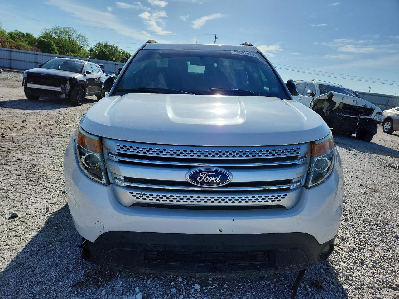 2013 Ford Explorer Xlt White vin: 1FM5K7D89DGA06543
