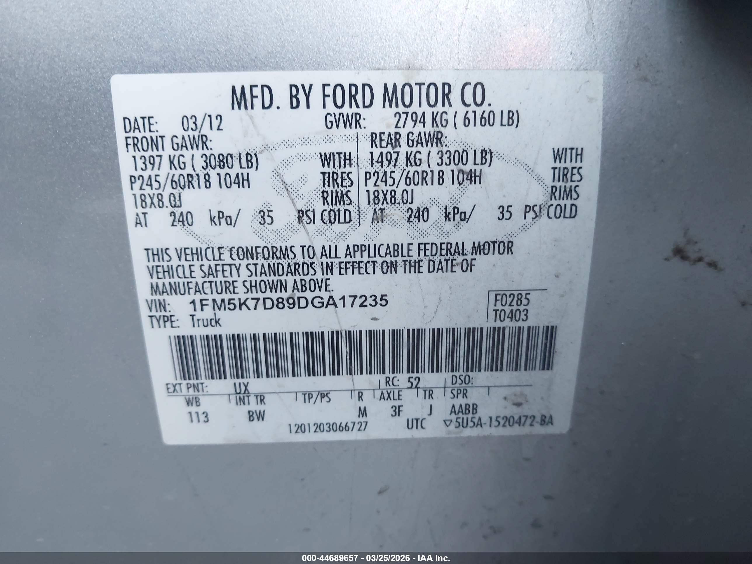 2013 Ford Explorer Xlt Серебряный vin: 1FM5K7D89DGA17235