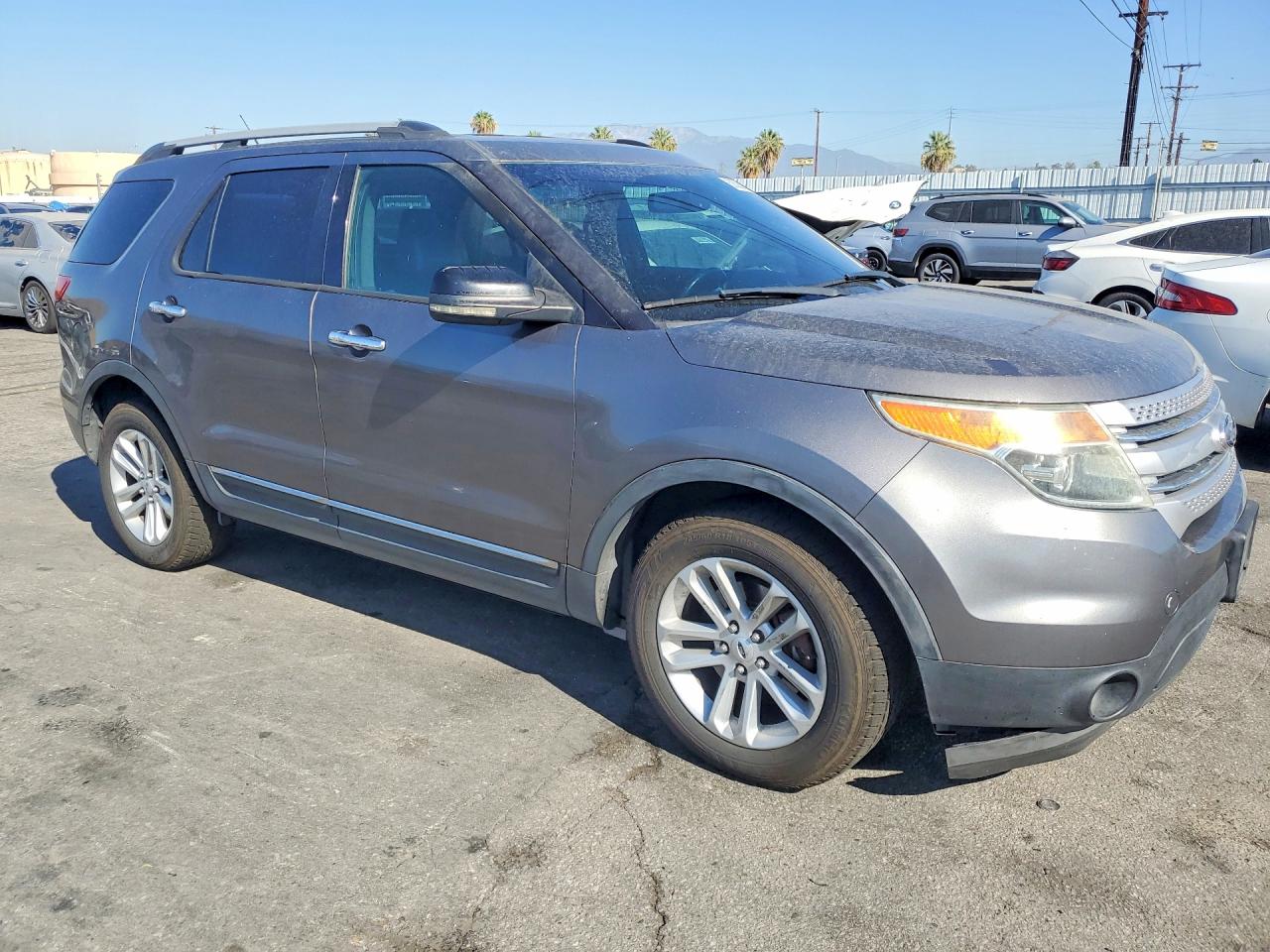 2013 Ford Explorer Xlt Gray vin: 1FM5K7D89DGA22094