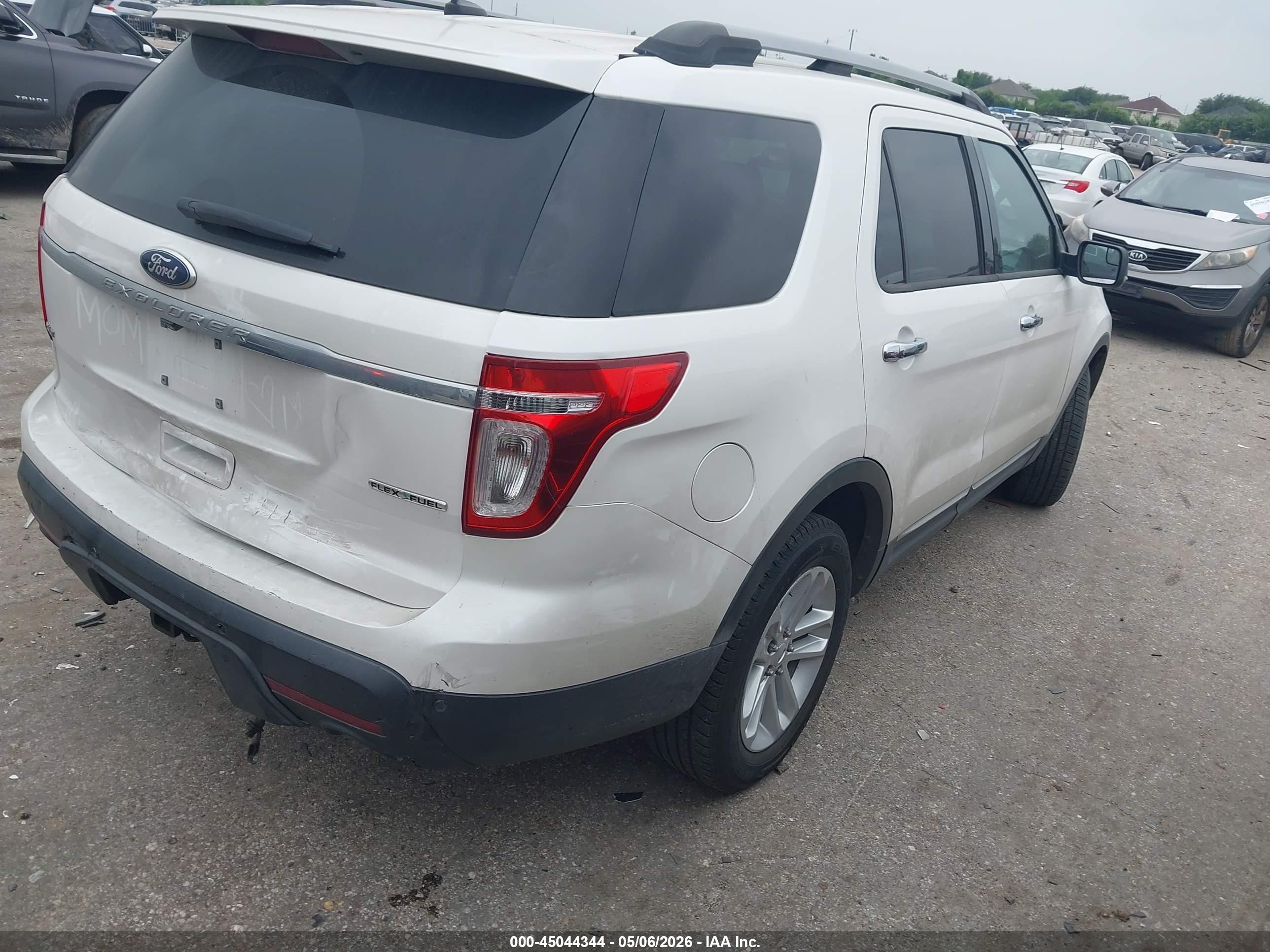 2013 Ford Explorer Xlt White vin: 1FM5K7D89DGA25609