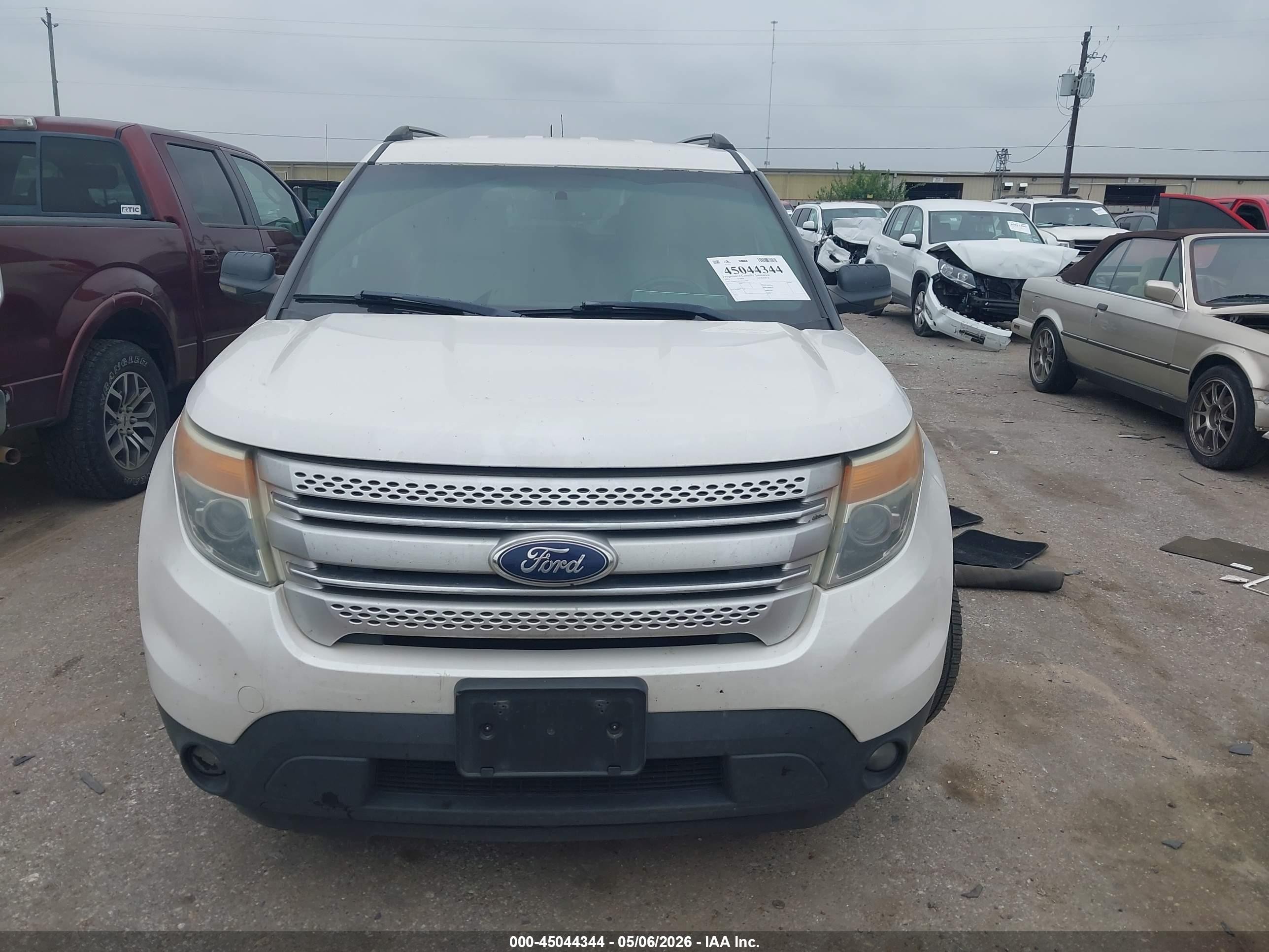 2013 Ford Explorer Xlt White vin: 1FM5K7D89DGA25609
