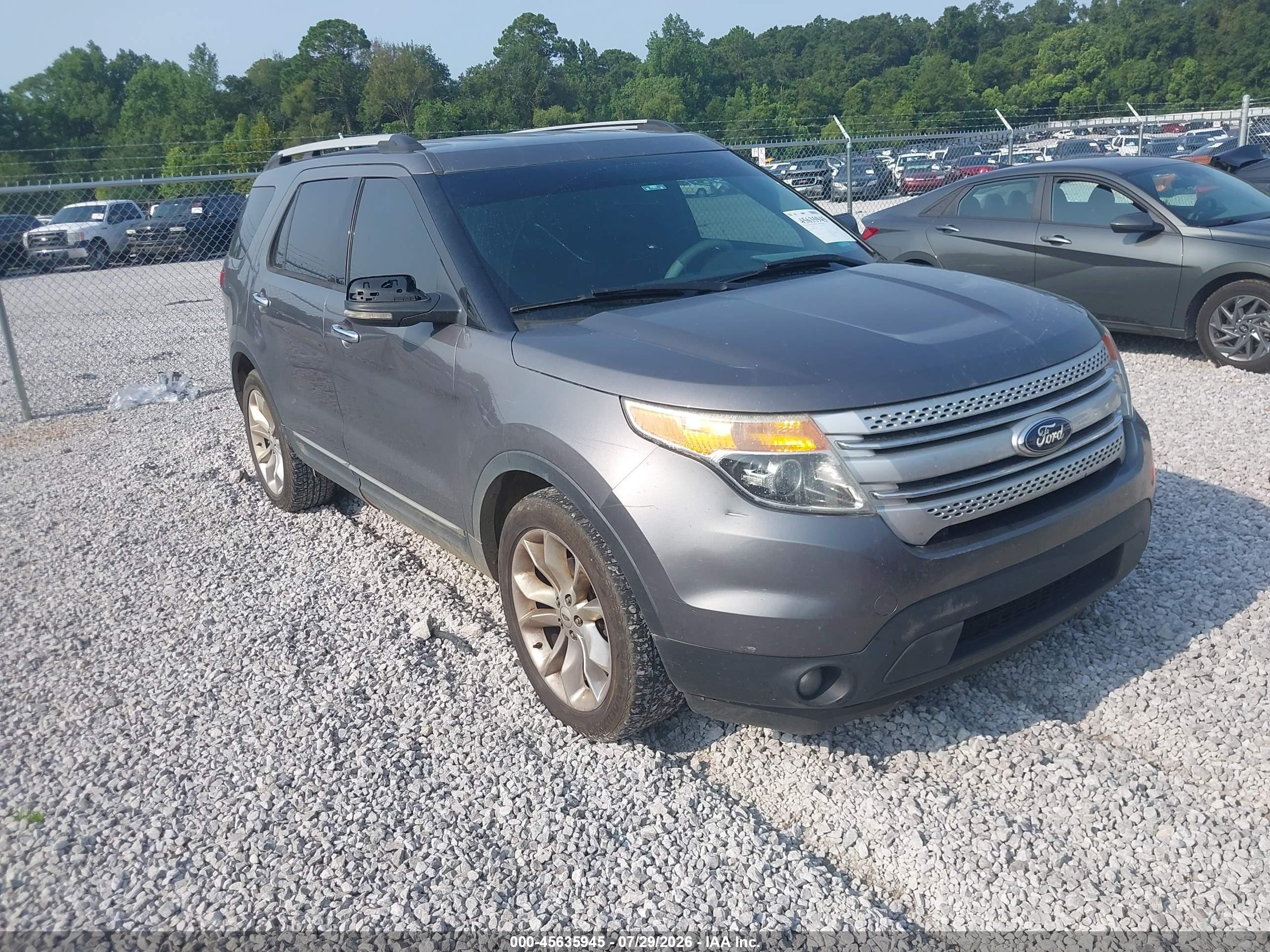 2013 Ford Explorer Xlt Gray vin: 1FM5K7D89DGA32950