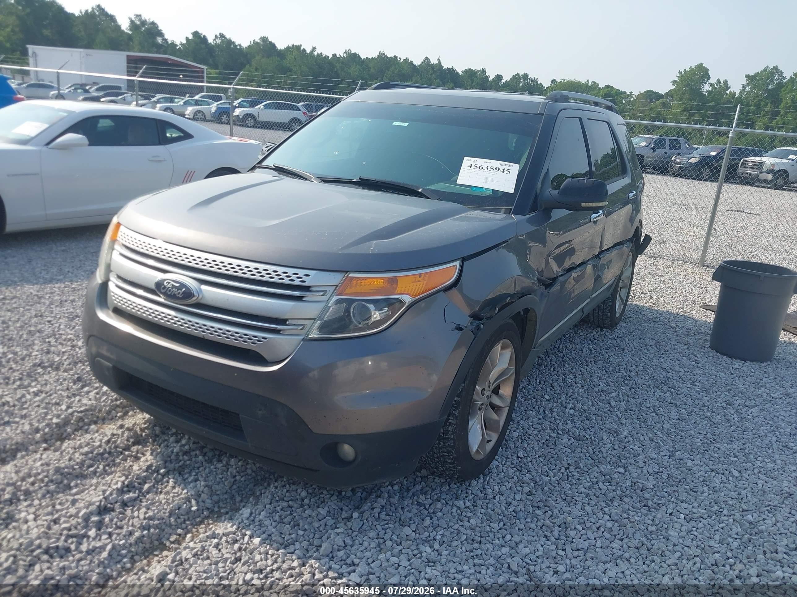 2013 Ford Explorer Xlt Серый vin: 1FM5K7D89DGA32950