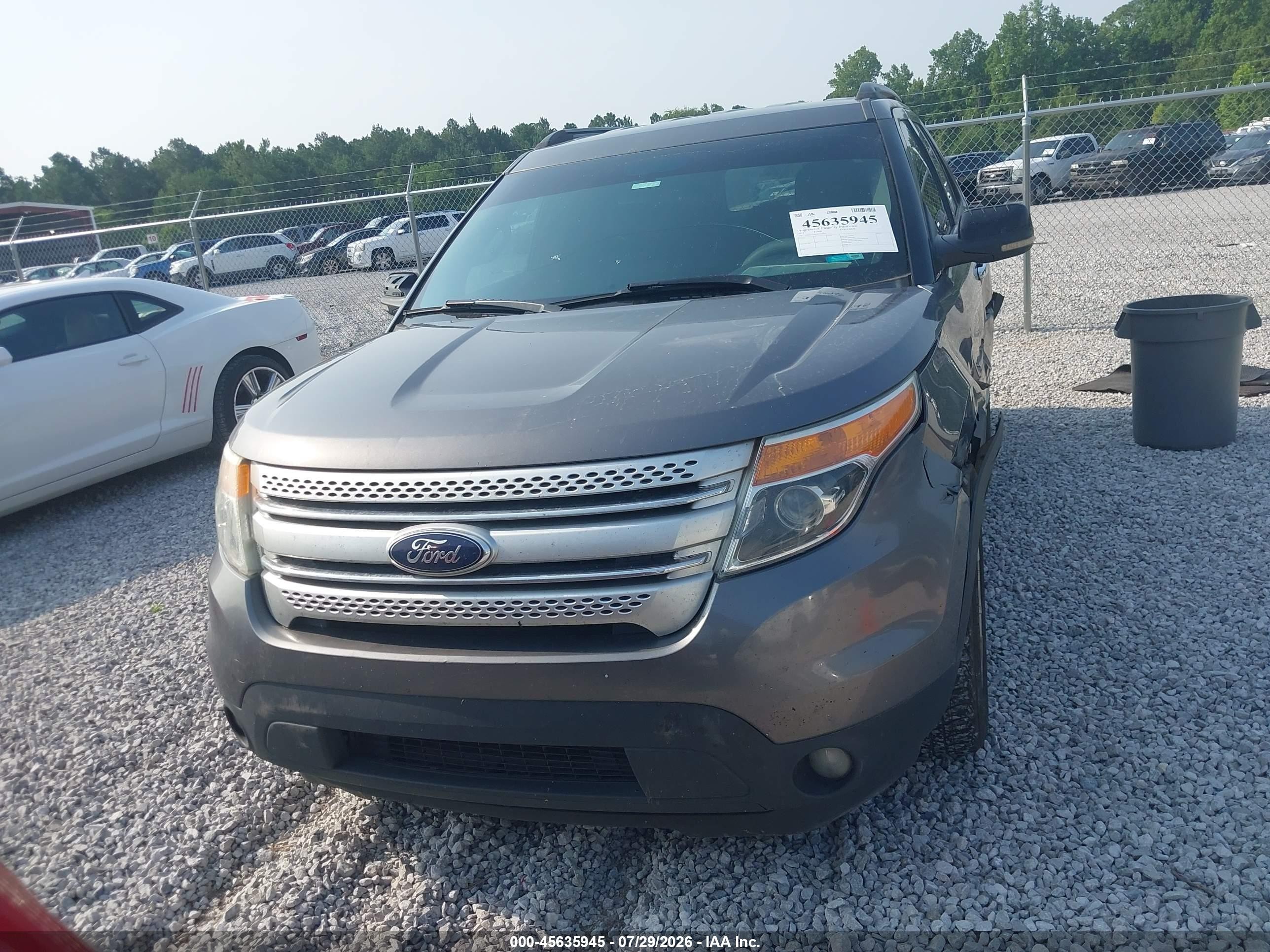 2013 Ford Explorer Xlt Серый vin: 1FM5K7D89DGA32950
