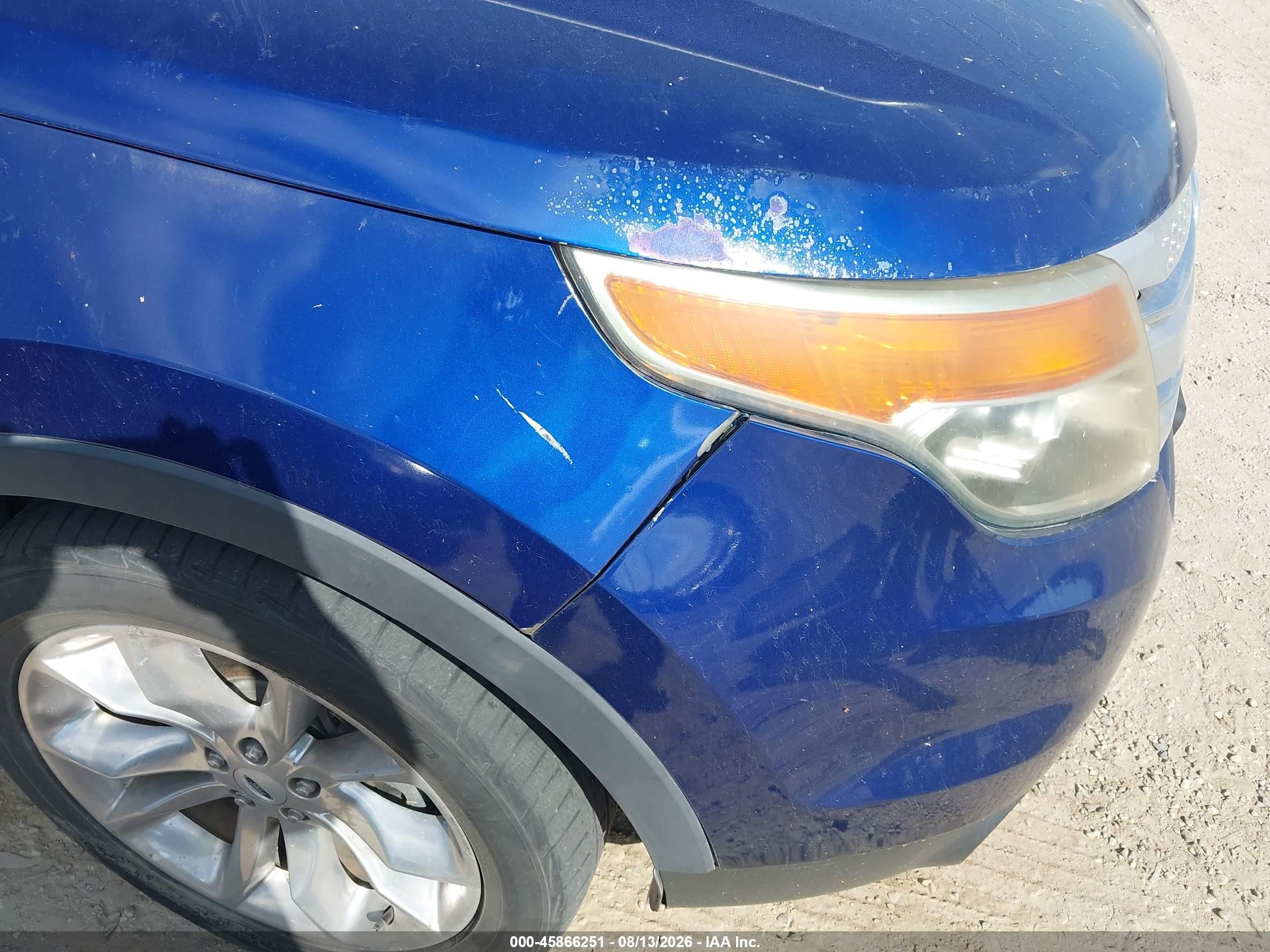 2013 Ford Explorer Xlt Blue vin: 1FM5K7D89DGA37355