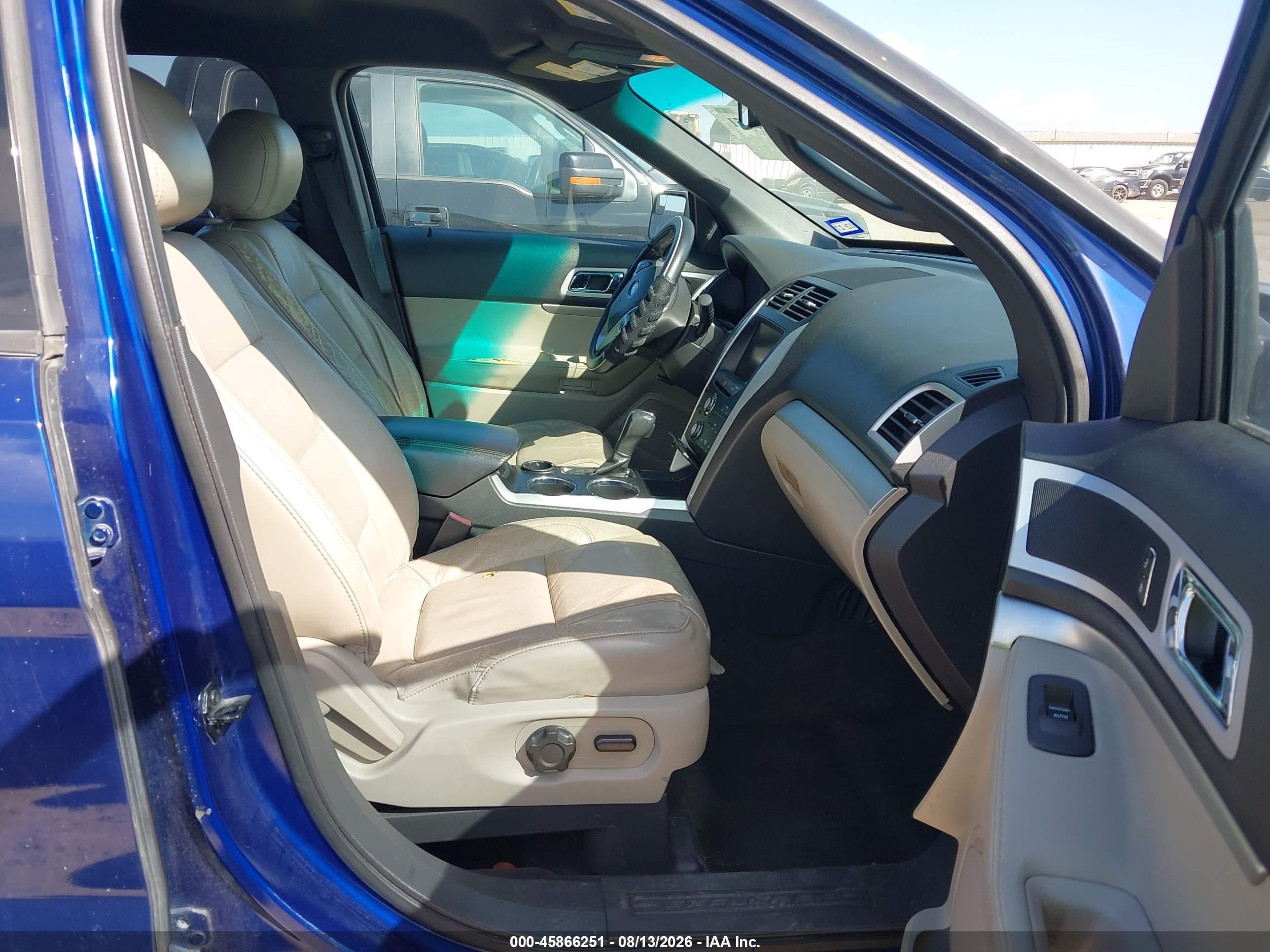 2013 Ford Explorer Xlt Blue vin: 1FM5K7D89DGA37355