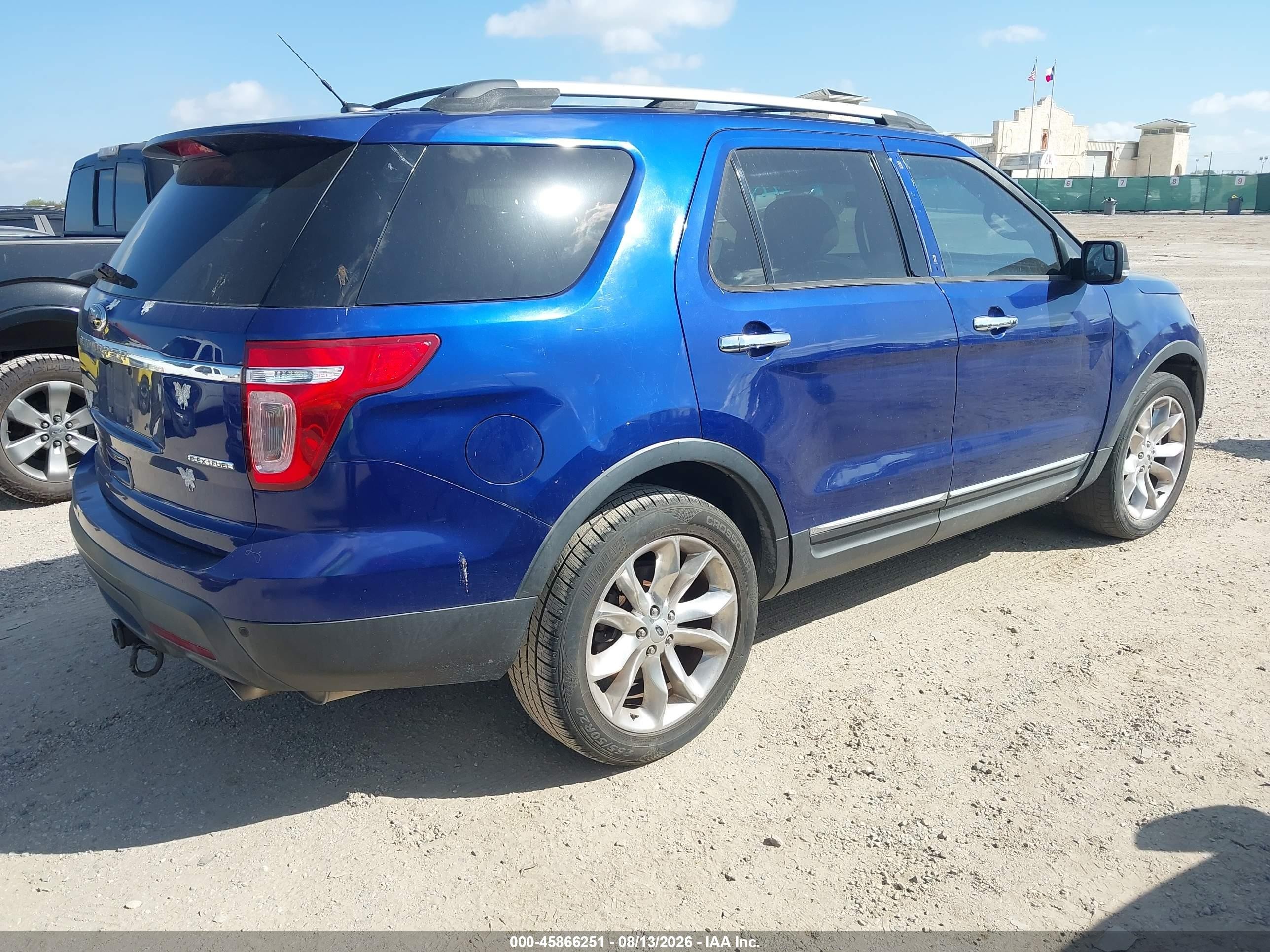 2013 Ford Explorer Xlt Blue vin: 1FM5K7D89DGA37355