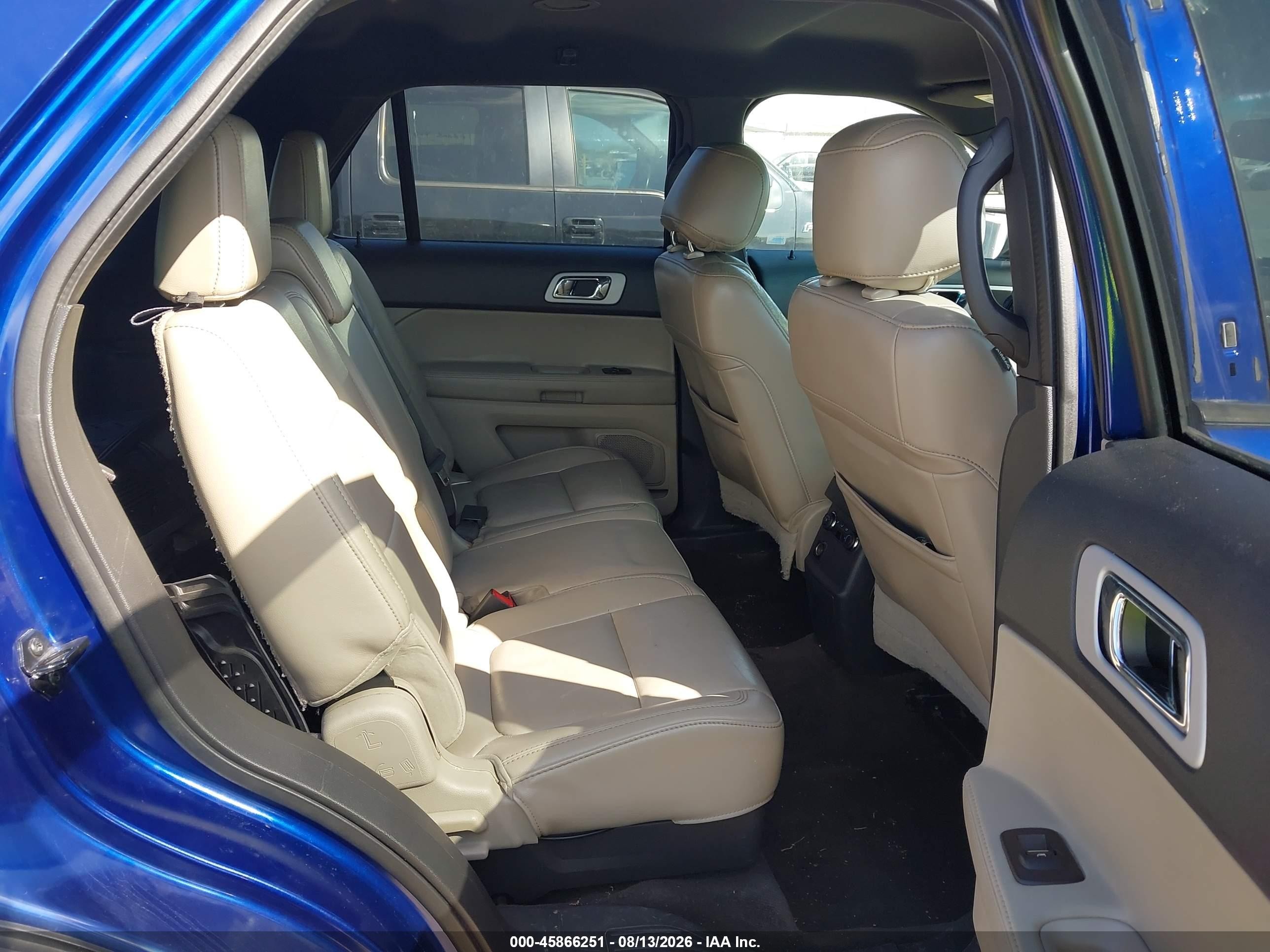 2013 Ford Explorer Xlt Blue vin: 1FM5K7D89DGA37355