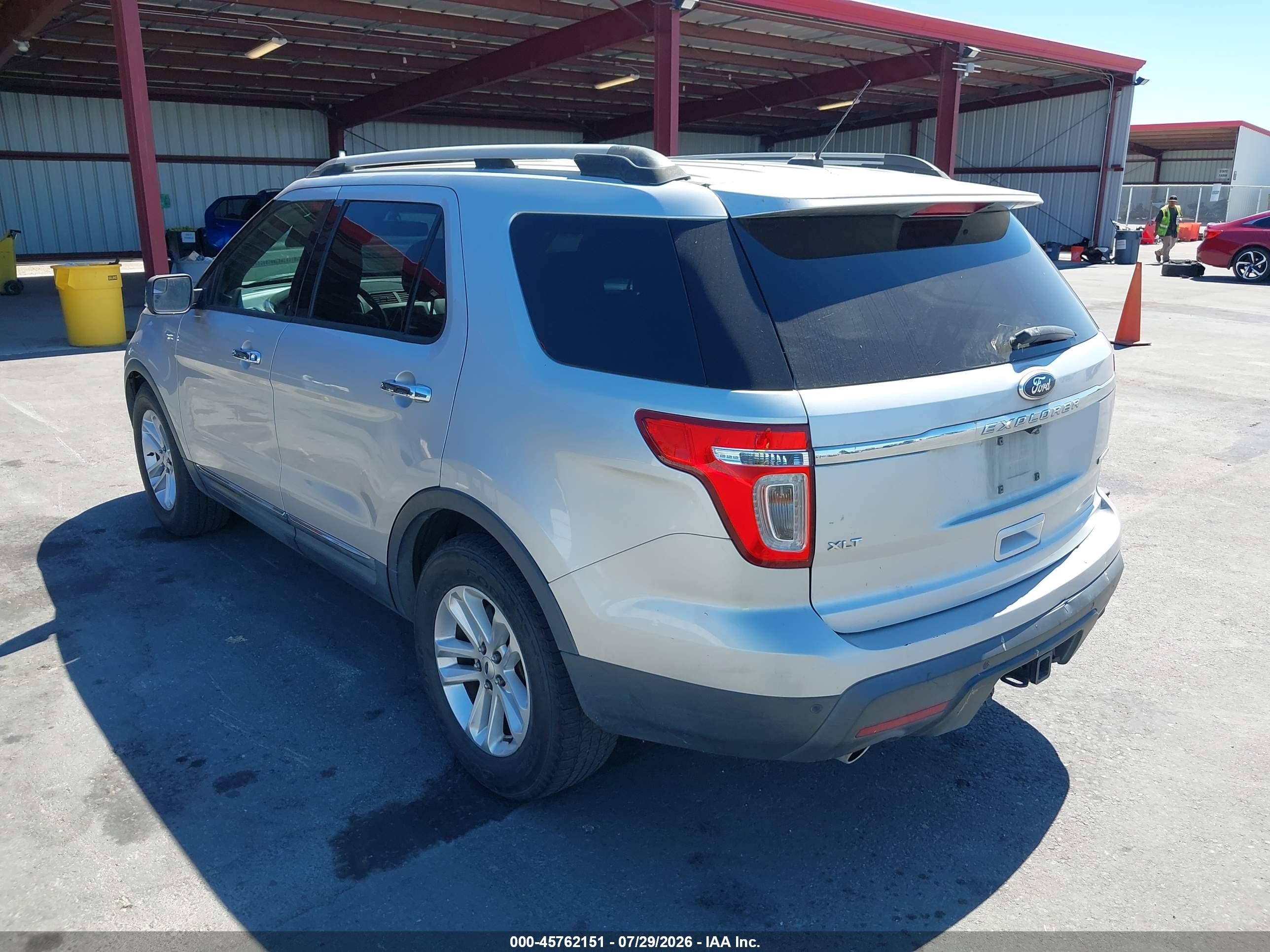 2013 Ford Explorer Xlt Silver vin: 1FM5K7D89DGB60508
