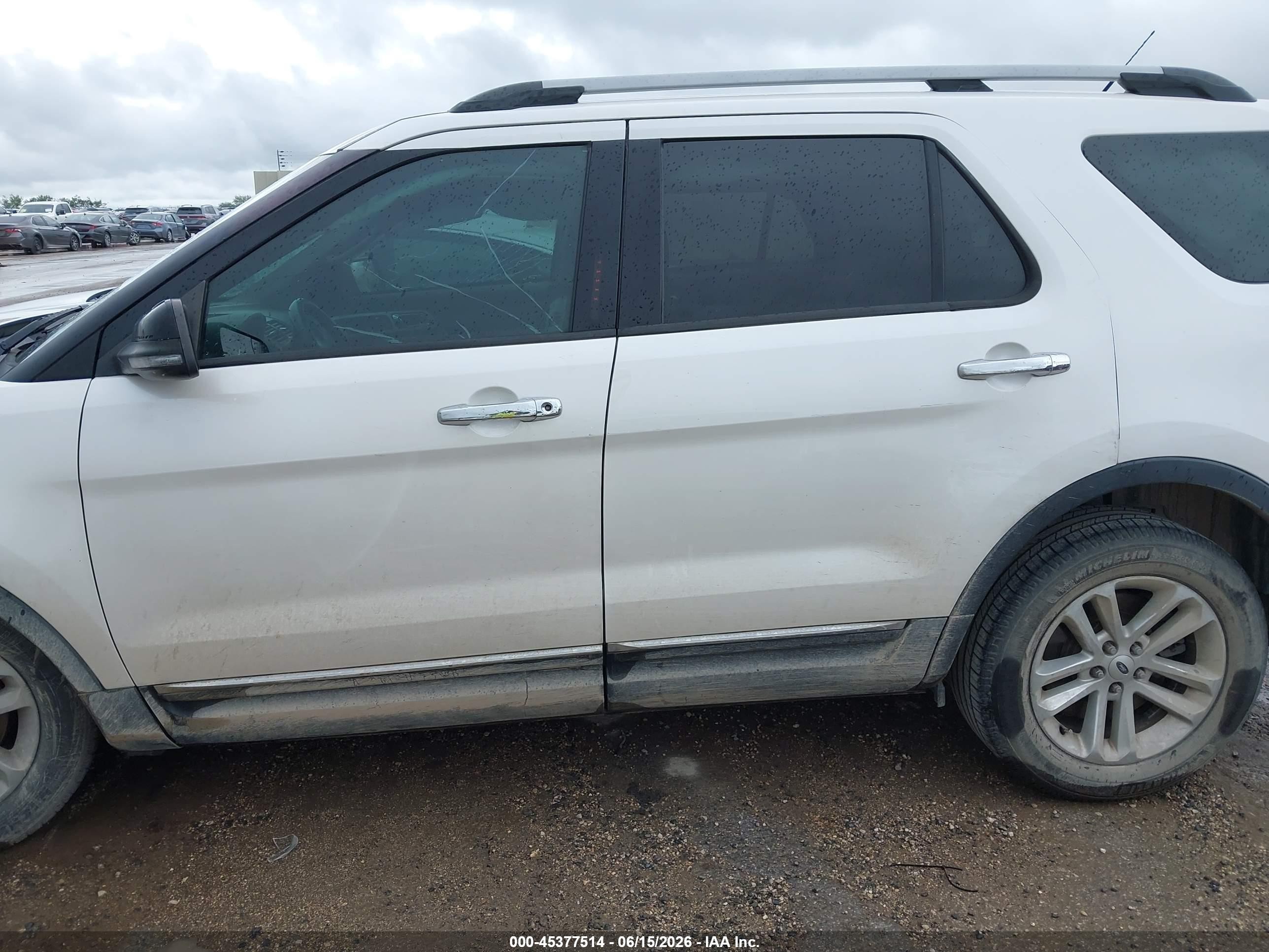 2013 Ford Explorer Xlt White vin: 1FM5K7D89DGC00098