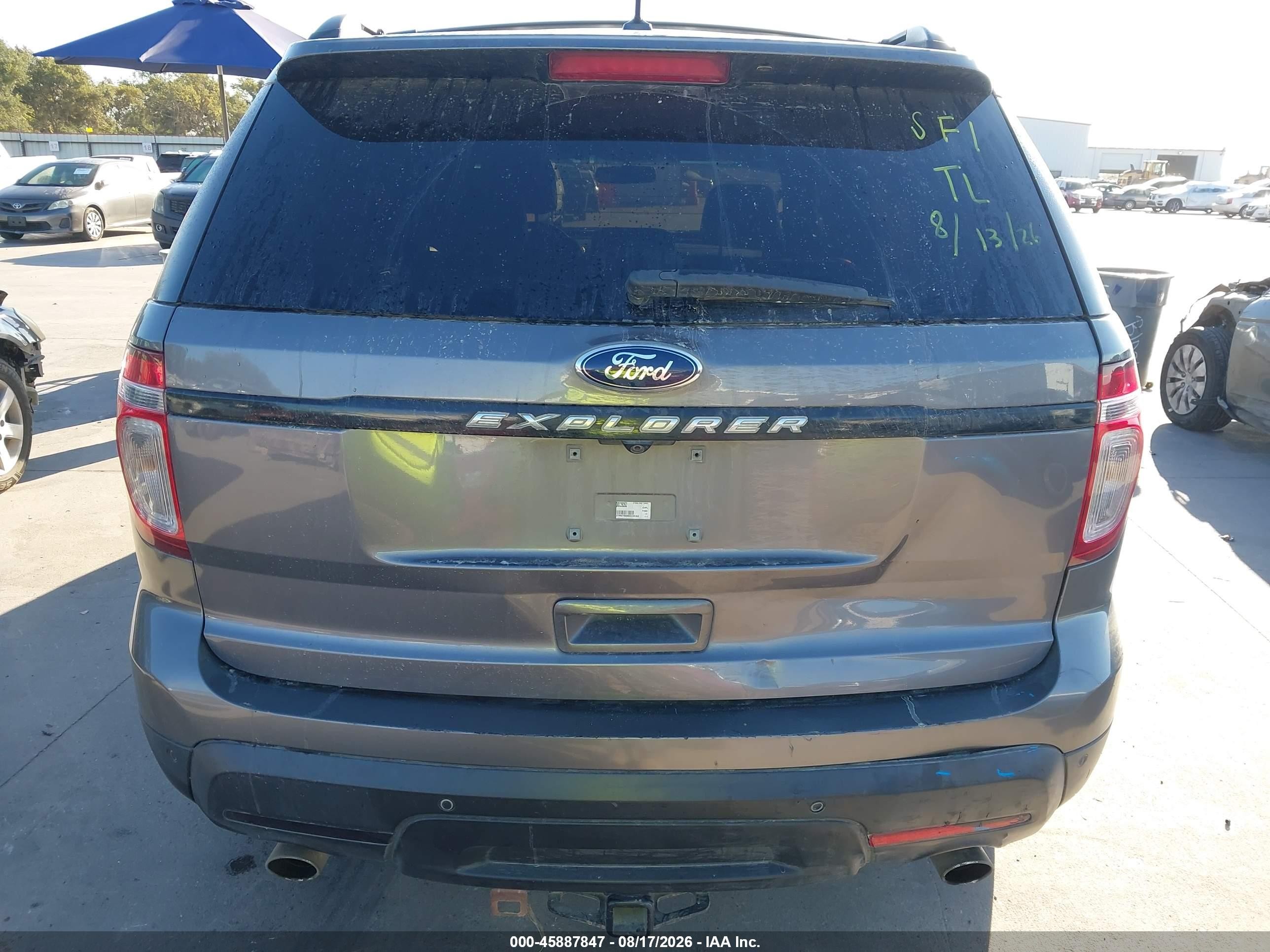 2013 Ford Explorer Xlt Серый vin: 1FM5K7D89DGC29262