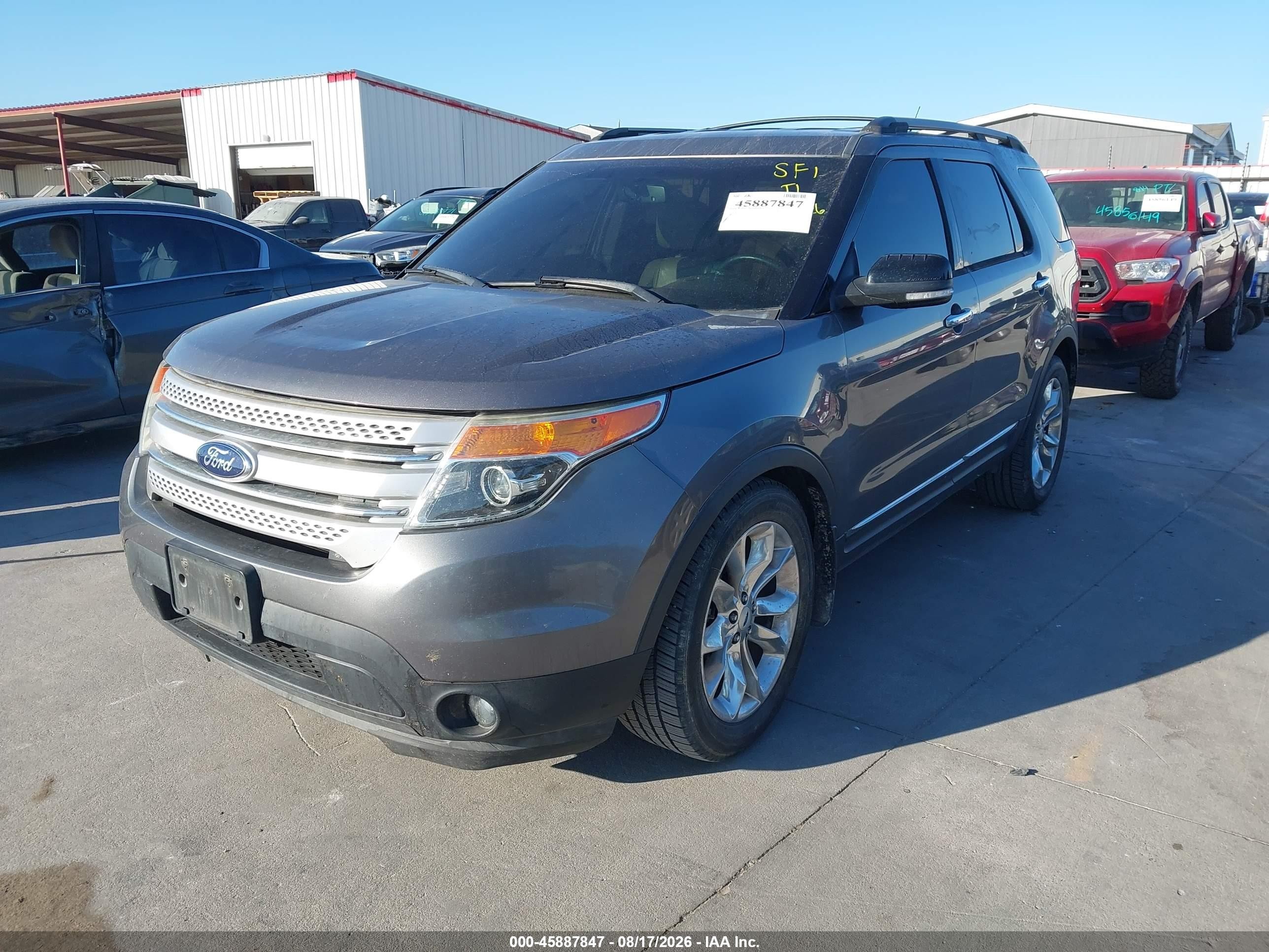 2013 Ford Explorer Xlt Серый vin: 1FM5K7D89DGC29262
