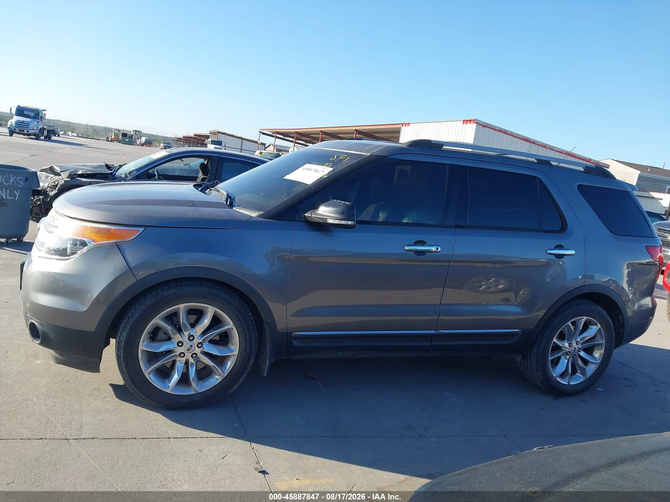 2013 Ford Explorer Xlt Серый vin: 1FM5K7D89DGC29262