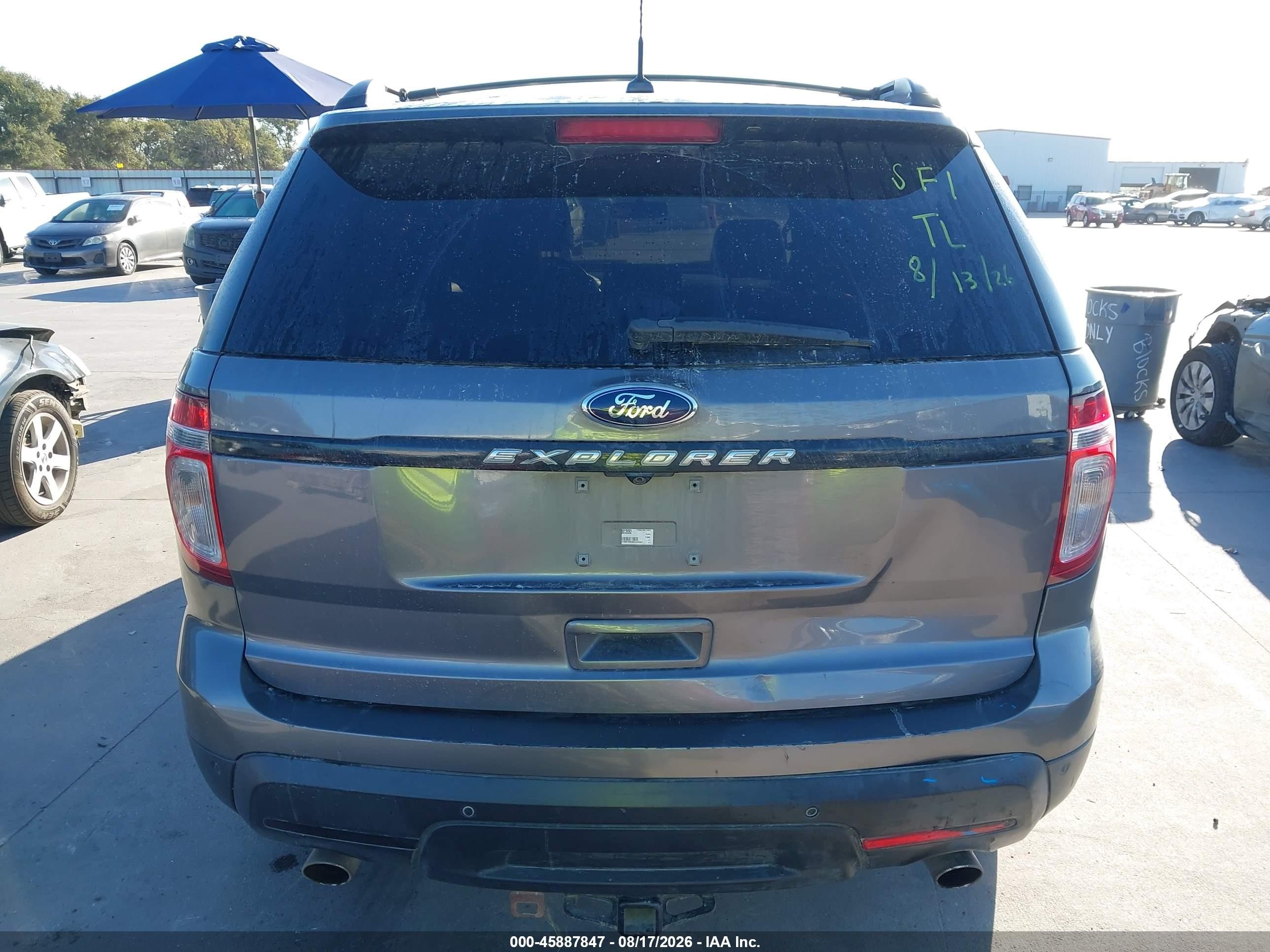 2013 Ford Explorer Xlt Серый vin: 1FM5K7D89DGC29262