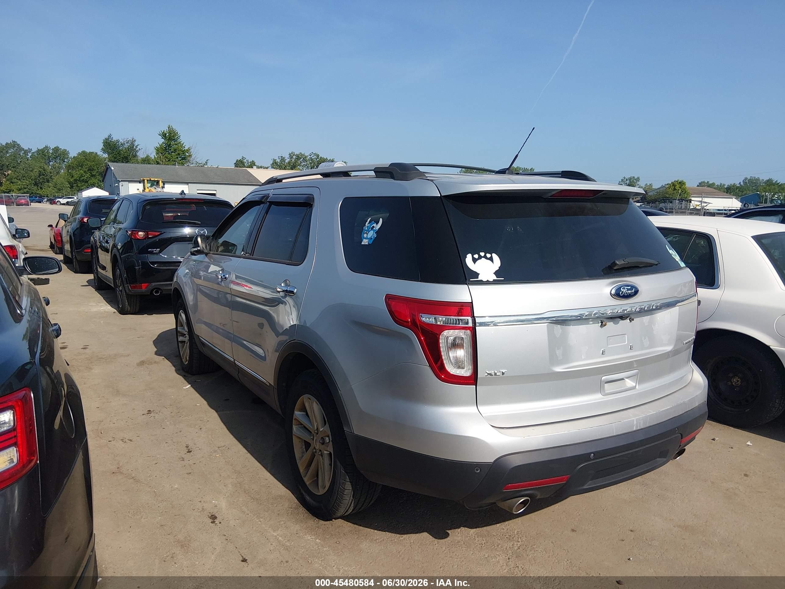 2013 Ford Explorer Xlt Silver vin: 1FM5K7D89DGC33621