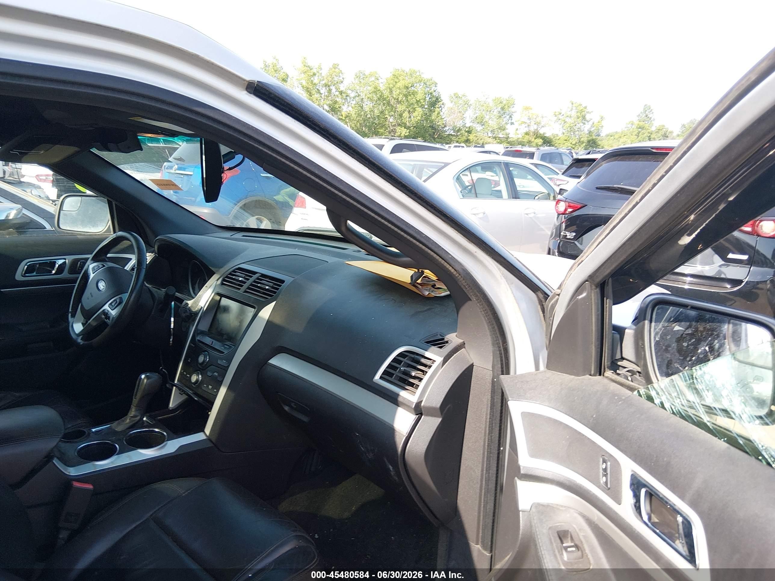 2013 Ford Explorer Xlt Silver vin: 1FM5K7D89DGC33621