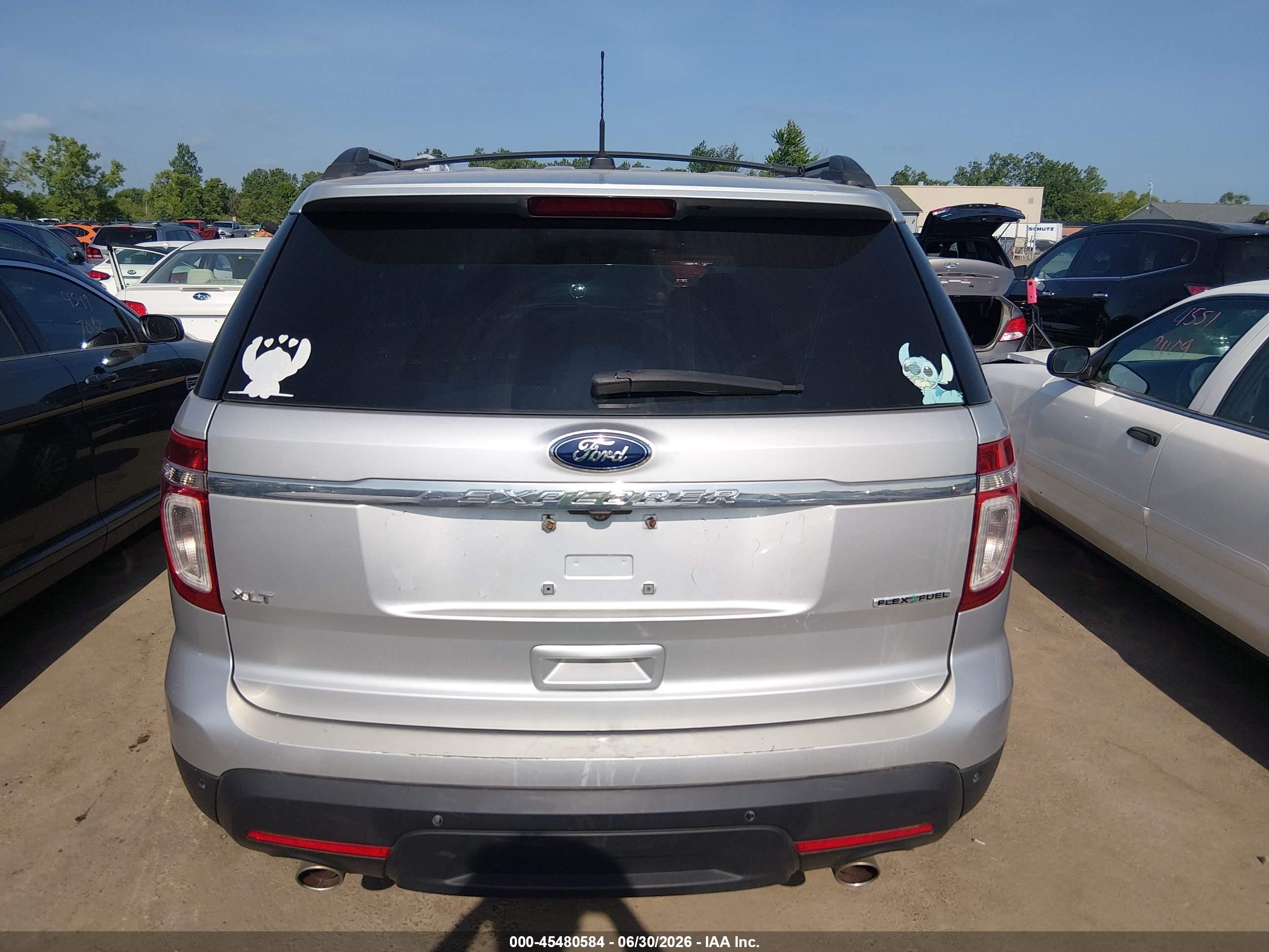 2013 Ford Explorer Xlt Silver vin: 1FM5K7D89DGC33621