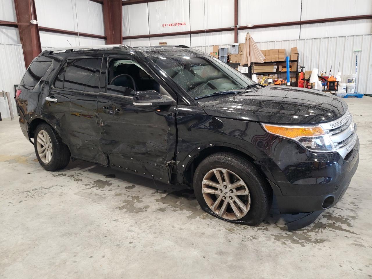 2013 Ford Explorer Xlt Black vin: 1FM5K7D89DGC93351