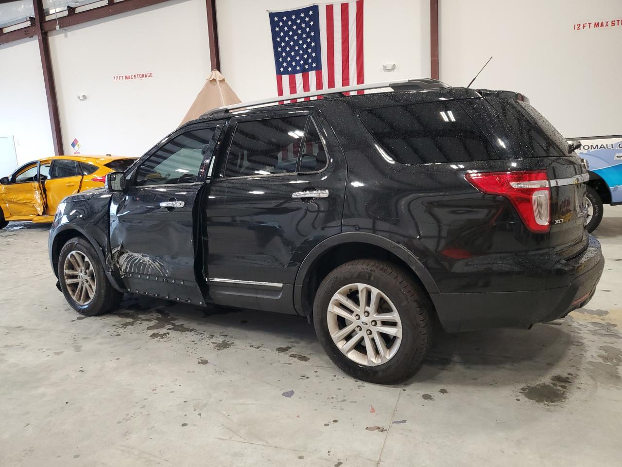 2013 Ford Explorer Xlt Black vin: 1FM5K7D89DGC93351