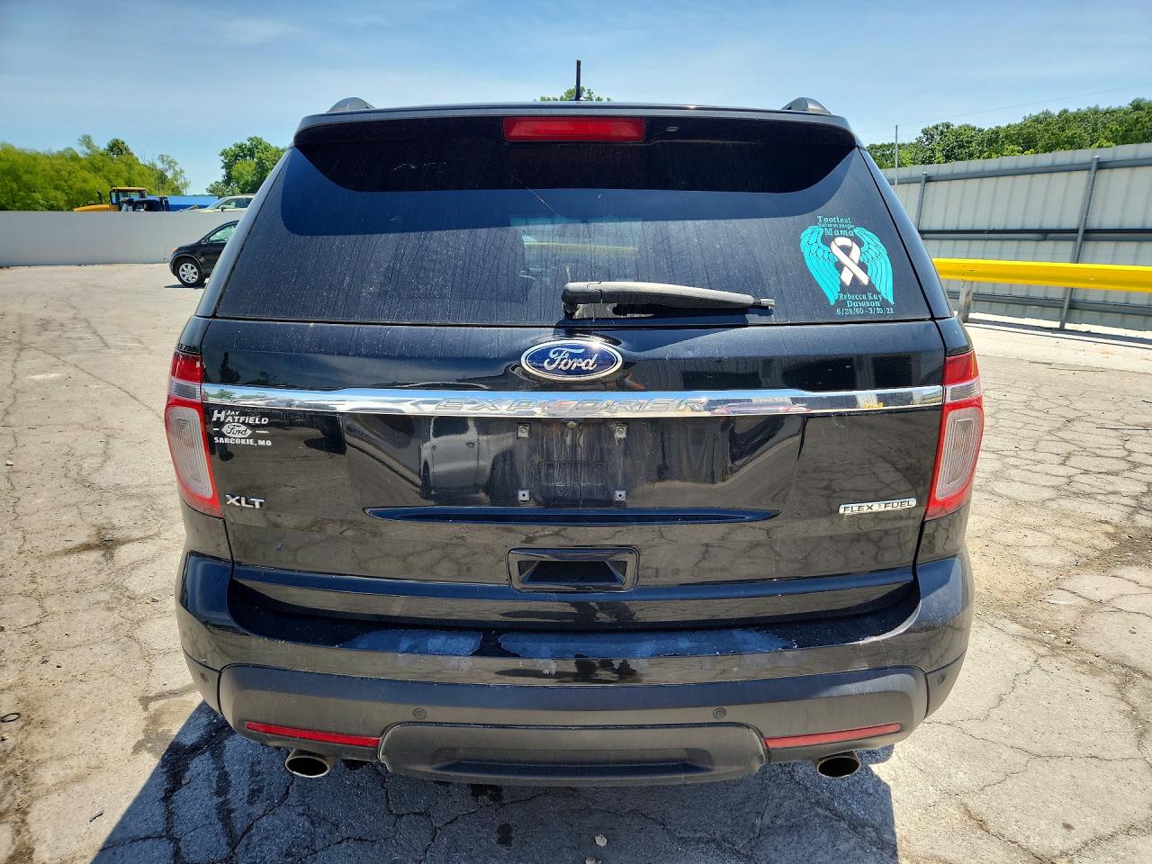 2013 Ford Explorer Xlt Black vin: 1FM5K7D89DGC96203