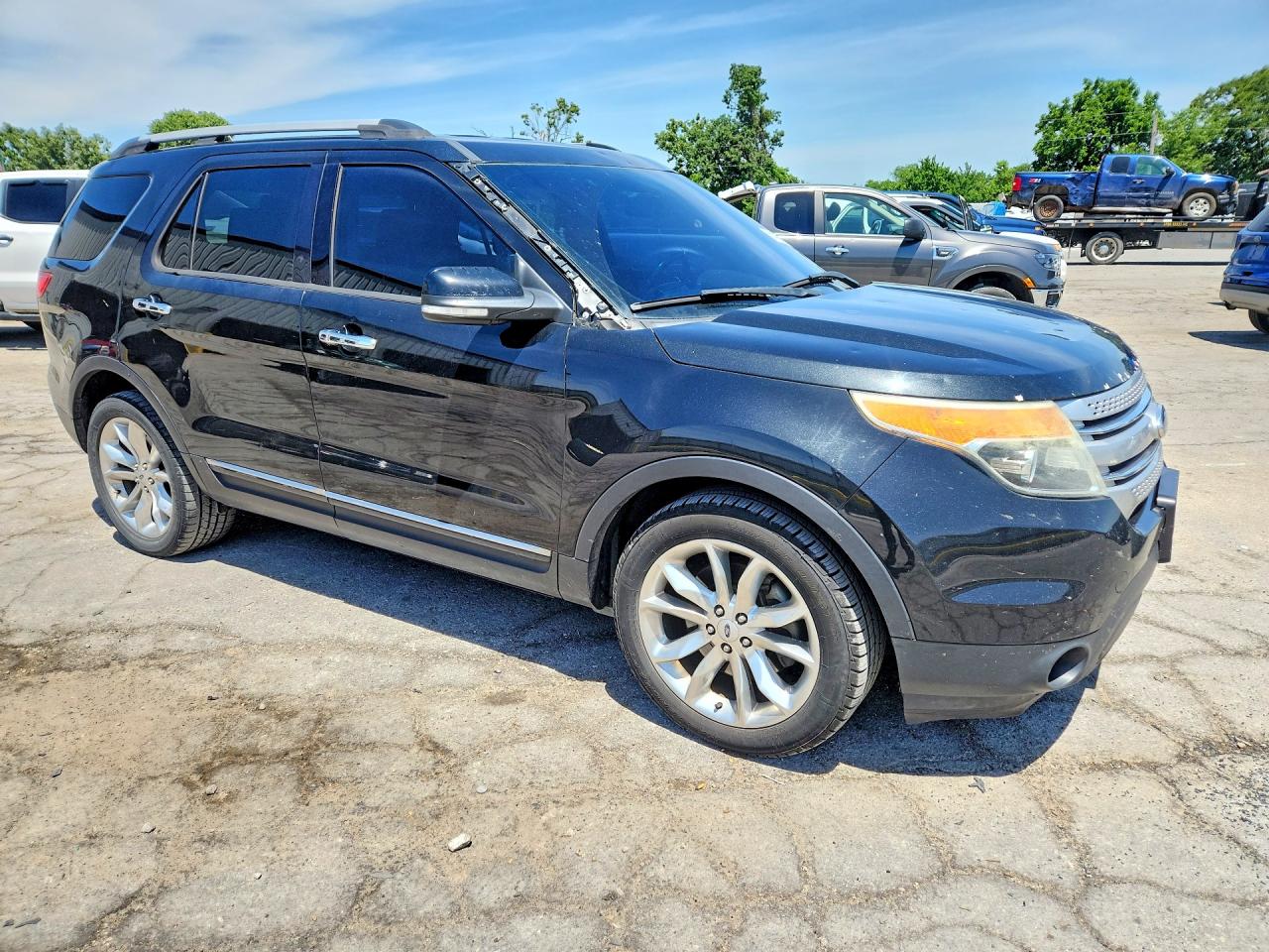 2013 Ford Explorer Xlt Black vin: 1FM5K7D89DGC96203