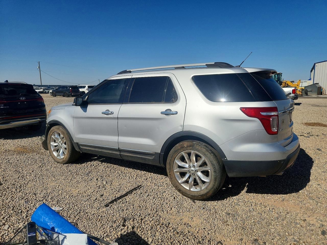 2014 Ford Explorer Xlt Silver vin: 1FM5K7D89EGA17494