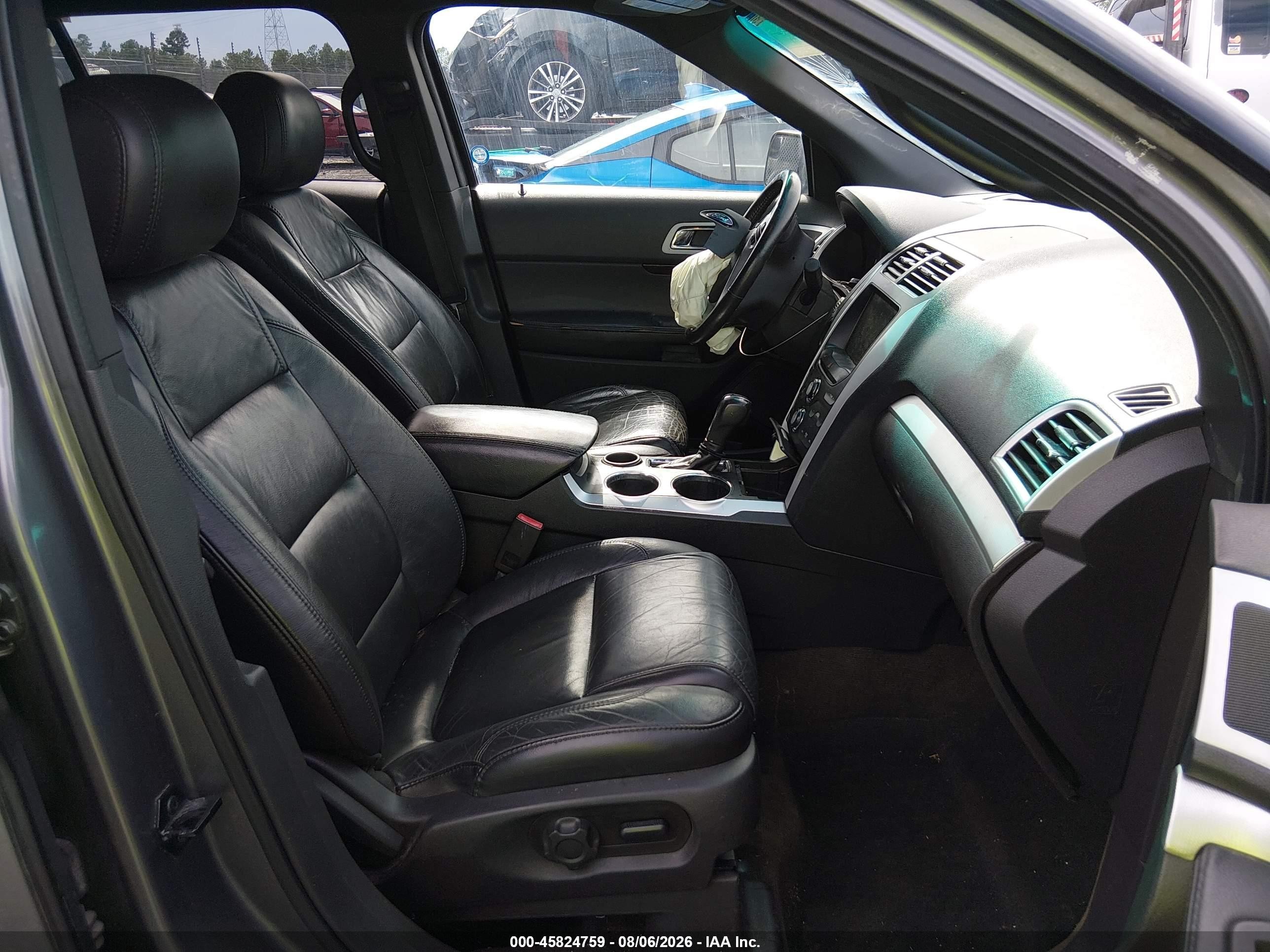 2014 Ford Explorer Xlt Gray vin: 1FM5K7D89EGA21898