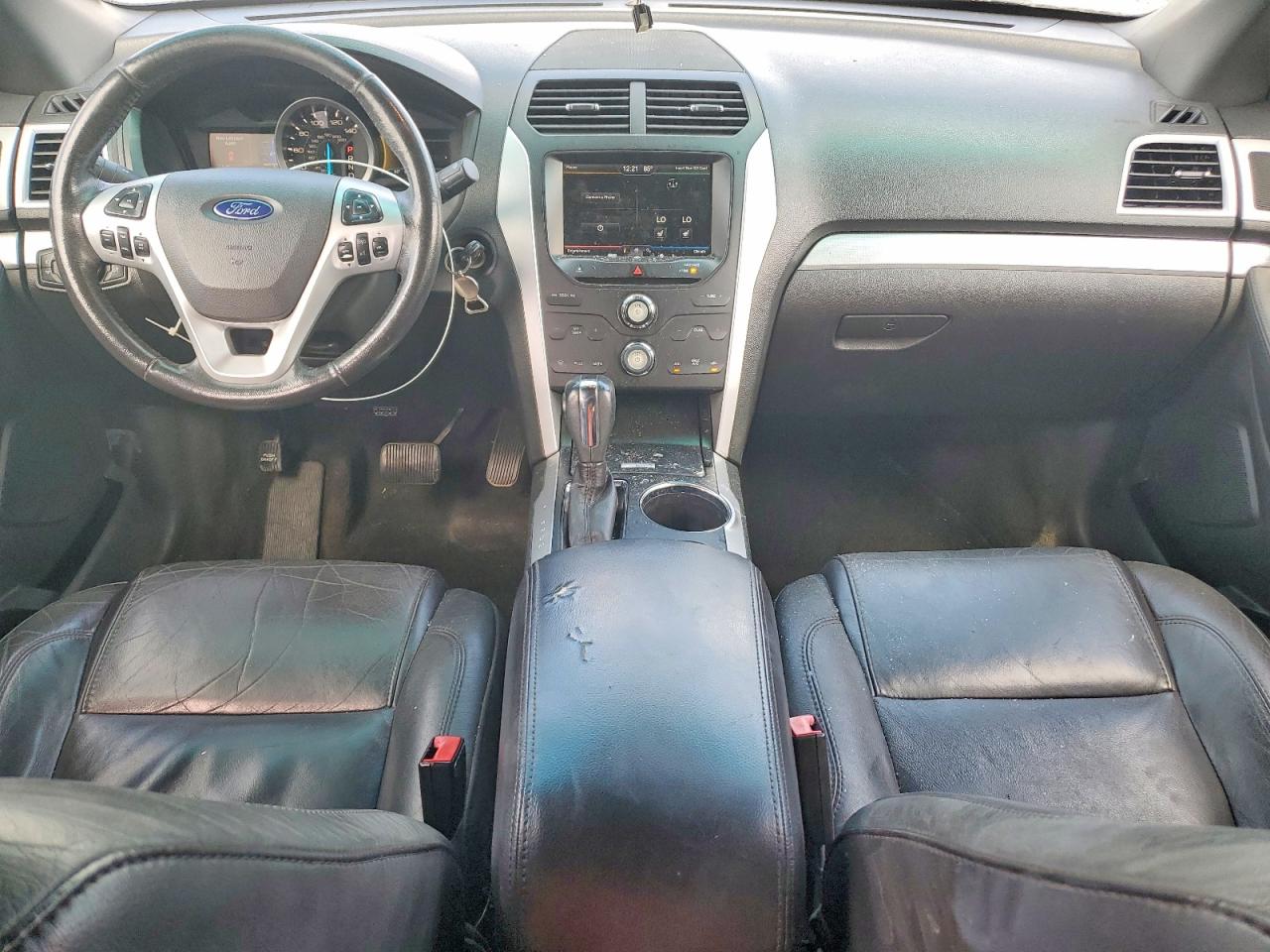 2014 Ford Explorer Xlt White vin: 1FM5K7D89EGA54822
