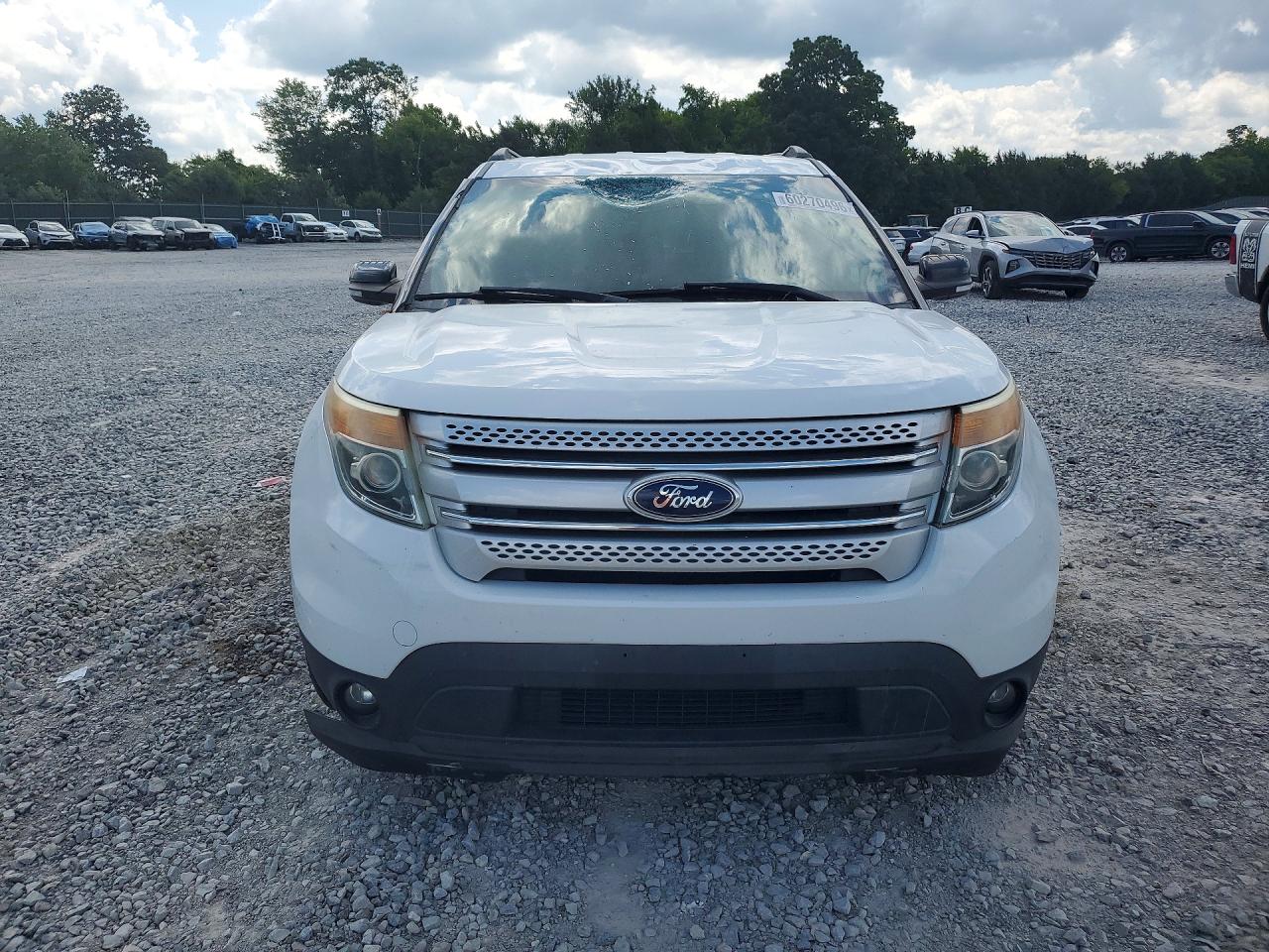 2014 Ford Explorer Xlt White vin: 1FM5K7D89EGA54822