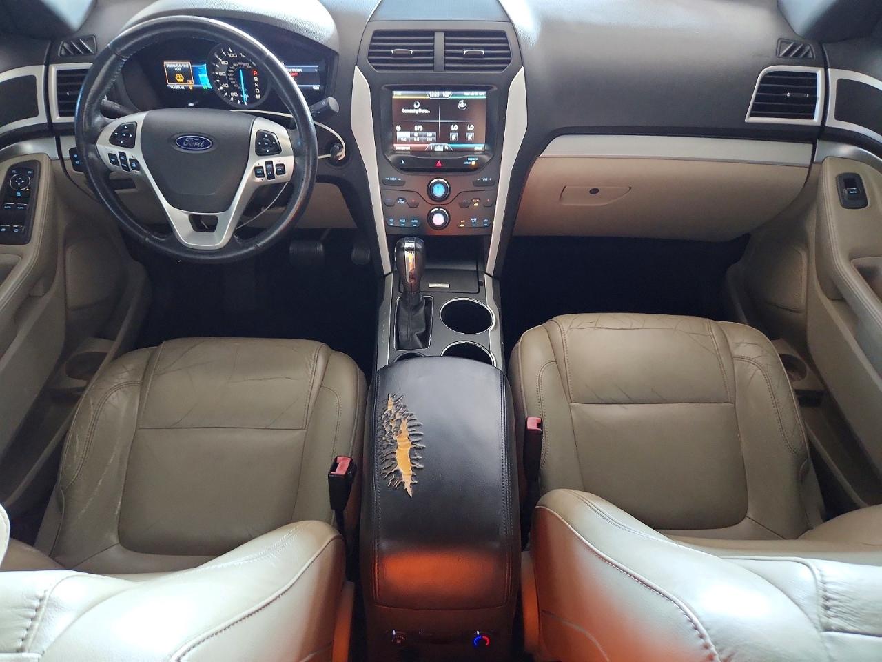 2014 Ford Explorer Xlt White vin: 1FM5K7D89EGA63696