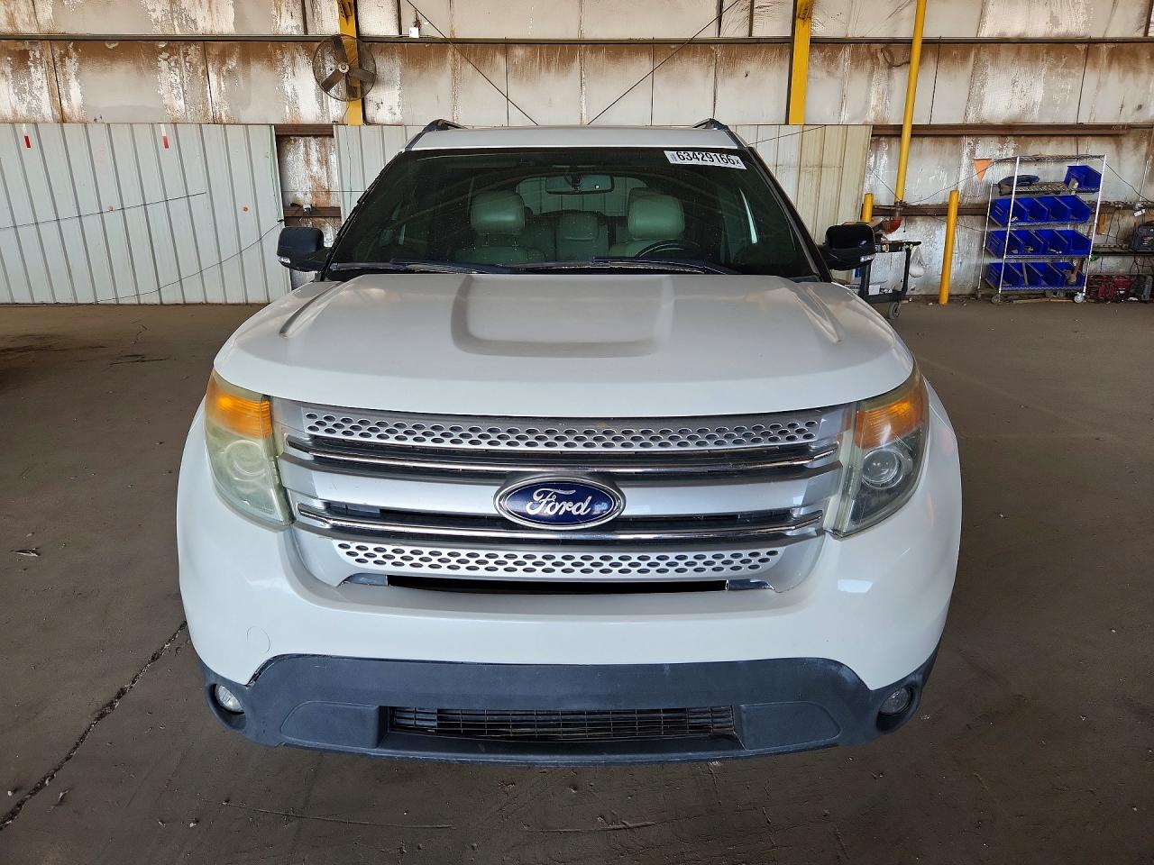 2014 Ford Explorer Xlt White vin: 1FM5K7D89EGA63696