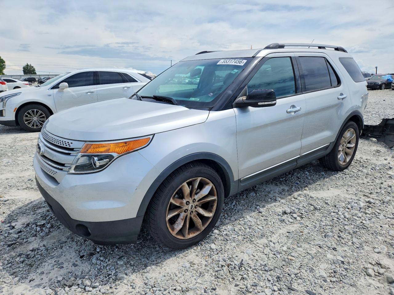 2014 Ford Explorer Xlt Silver vin: 1FM5K7D89EGA85651