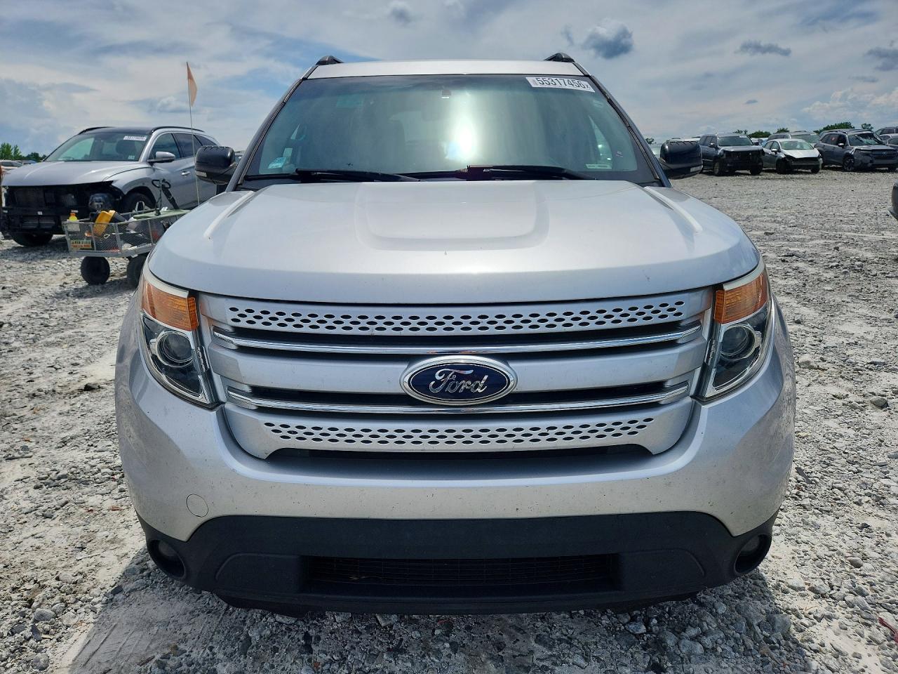 2014 Ford Explorer Xlt Silver vin: 1FM5K7D89EGA85651