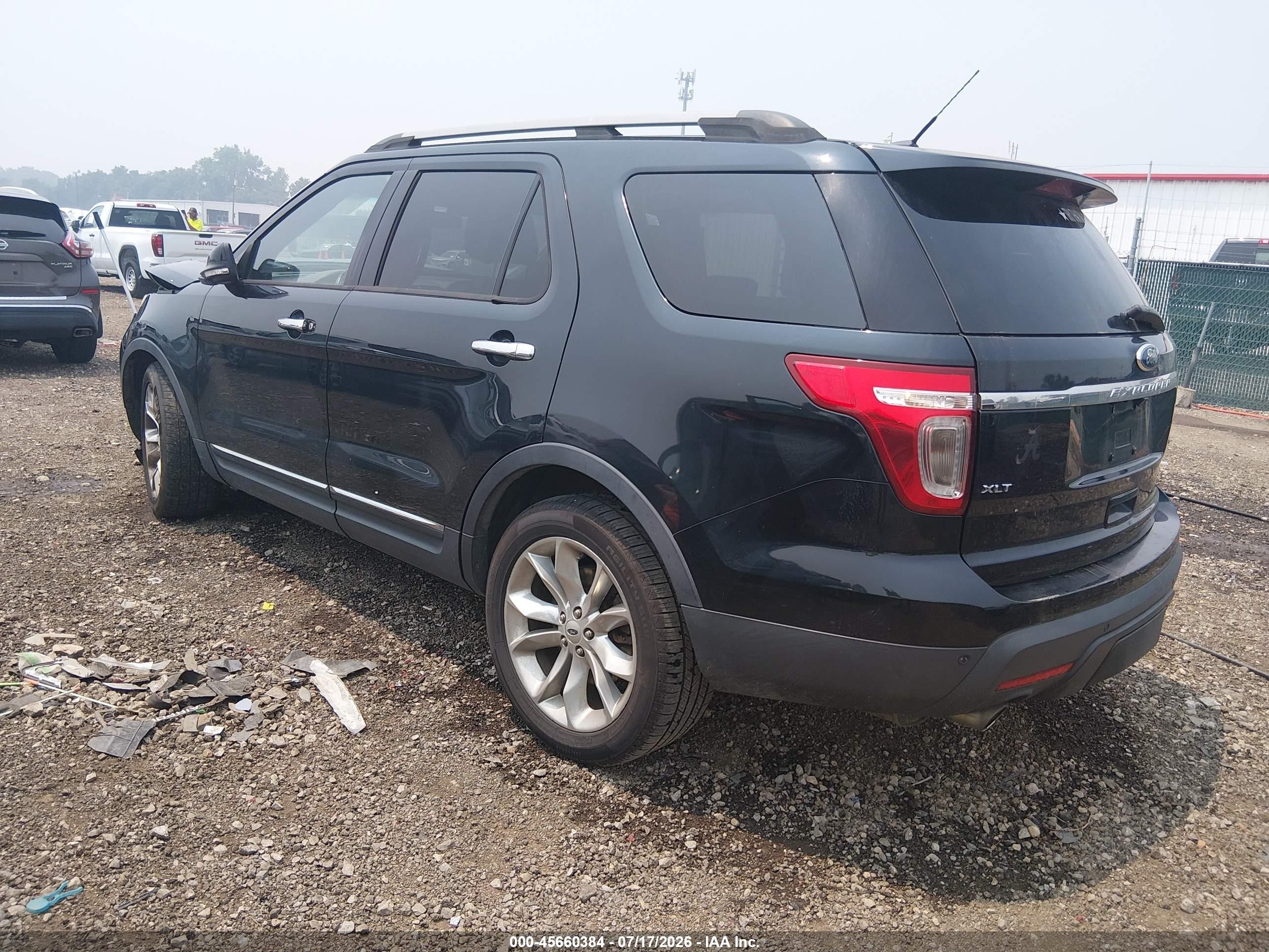 2014 Ford Explorer Xlt Black vin: 1FM5K7D89EGA87299