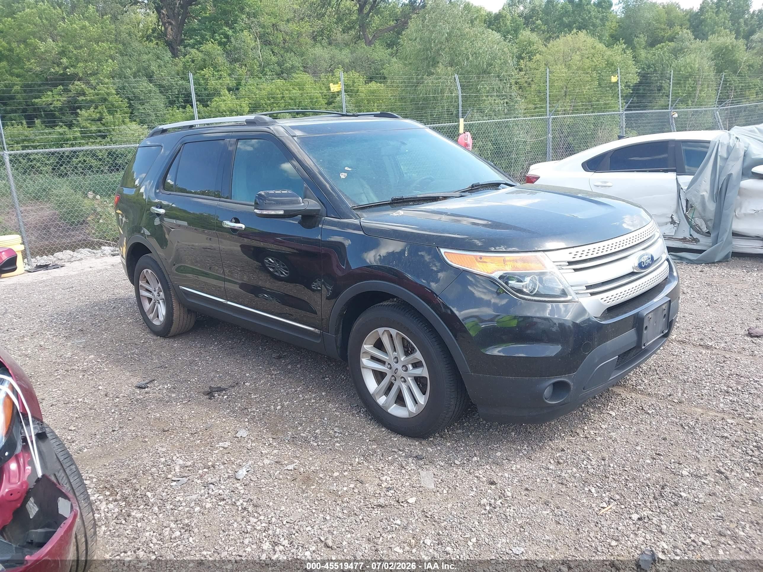 2014 Ford Explorer Xlt Black vin: 1FM5K7D89EGC55863