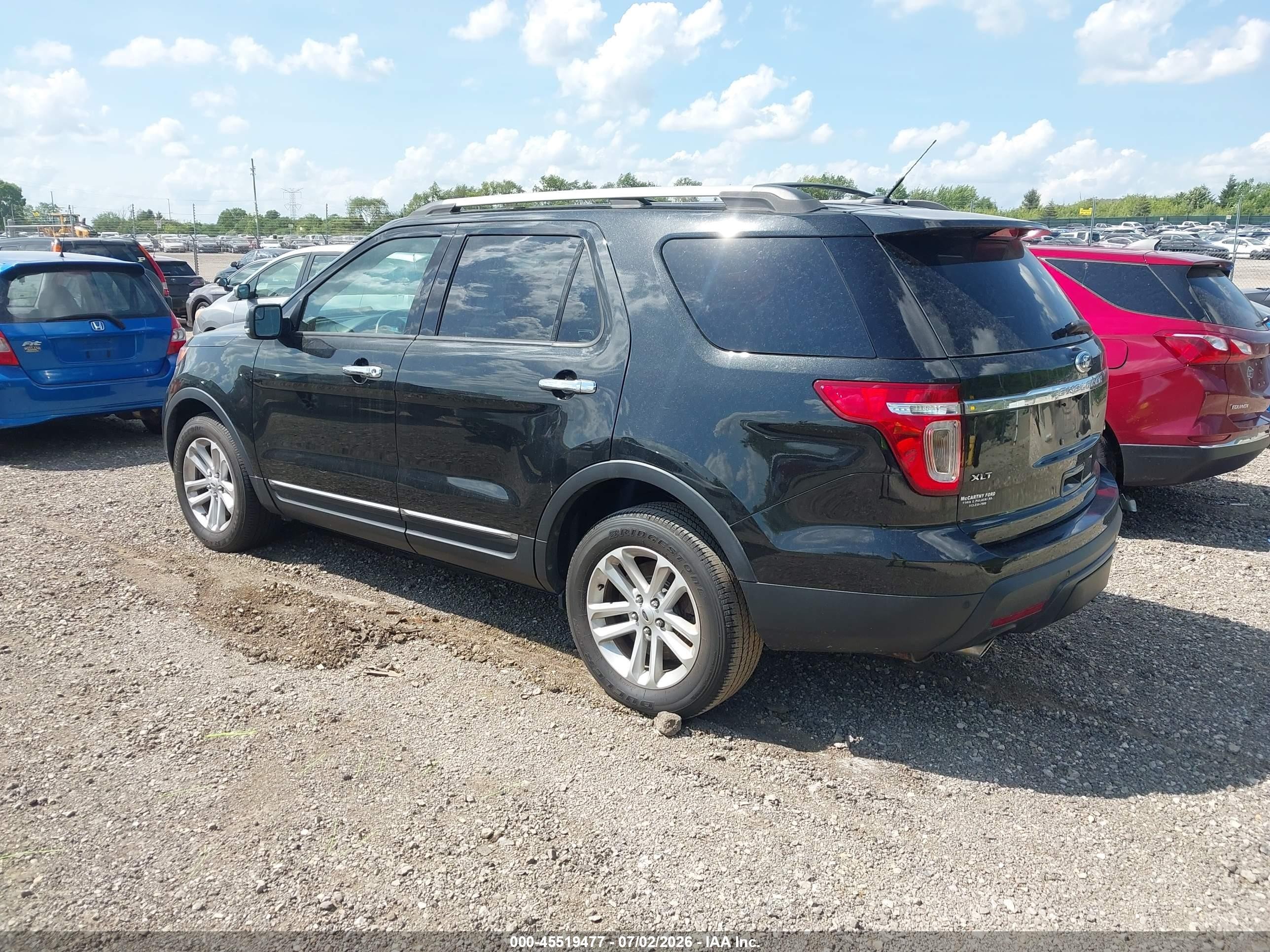 2014 Ford Explorer Xlt Black vin: 1FM5K7D89EGC55863
