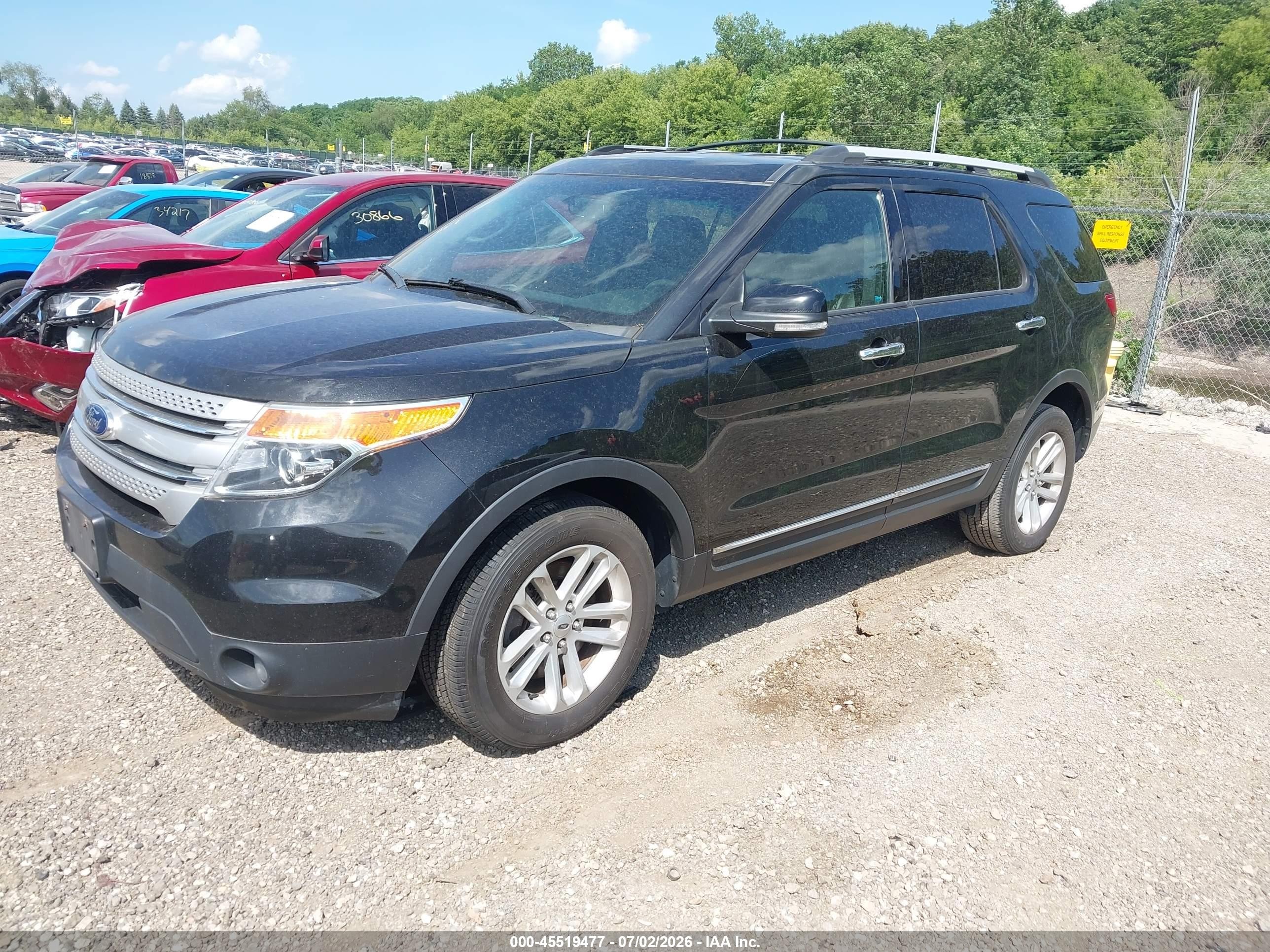 2014 Ford Explorer Xlt Black vin: 1FM5K7D89EGC55863