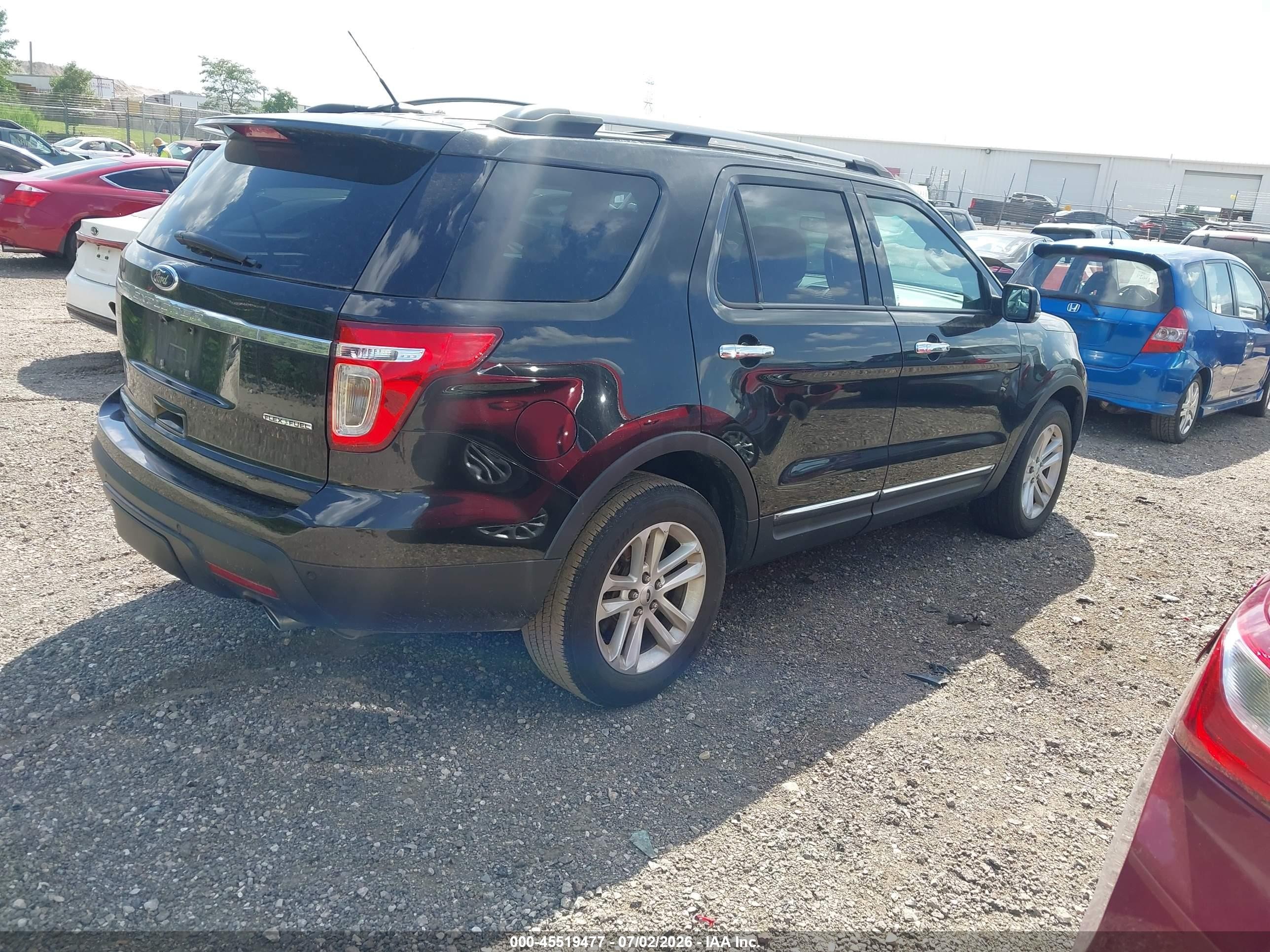 2014 Ford Explorer Xlt Black vin: 1FM5K7D89EGC55863