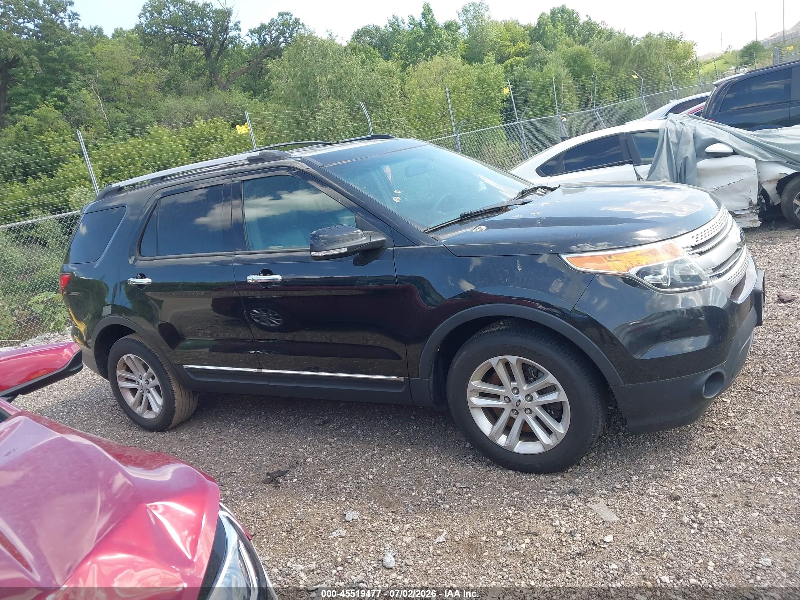 2014 Ford Explorer Xlt Black vin: 1FM5K7D89EGC55863