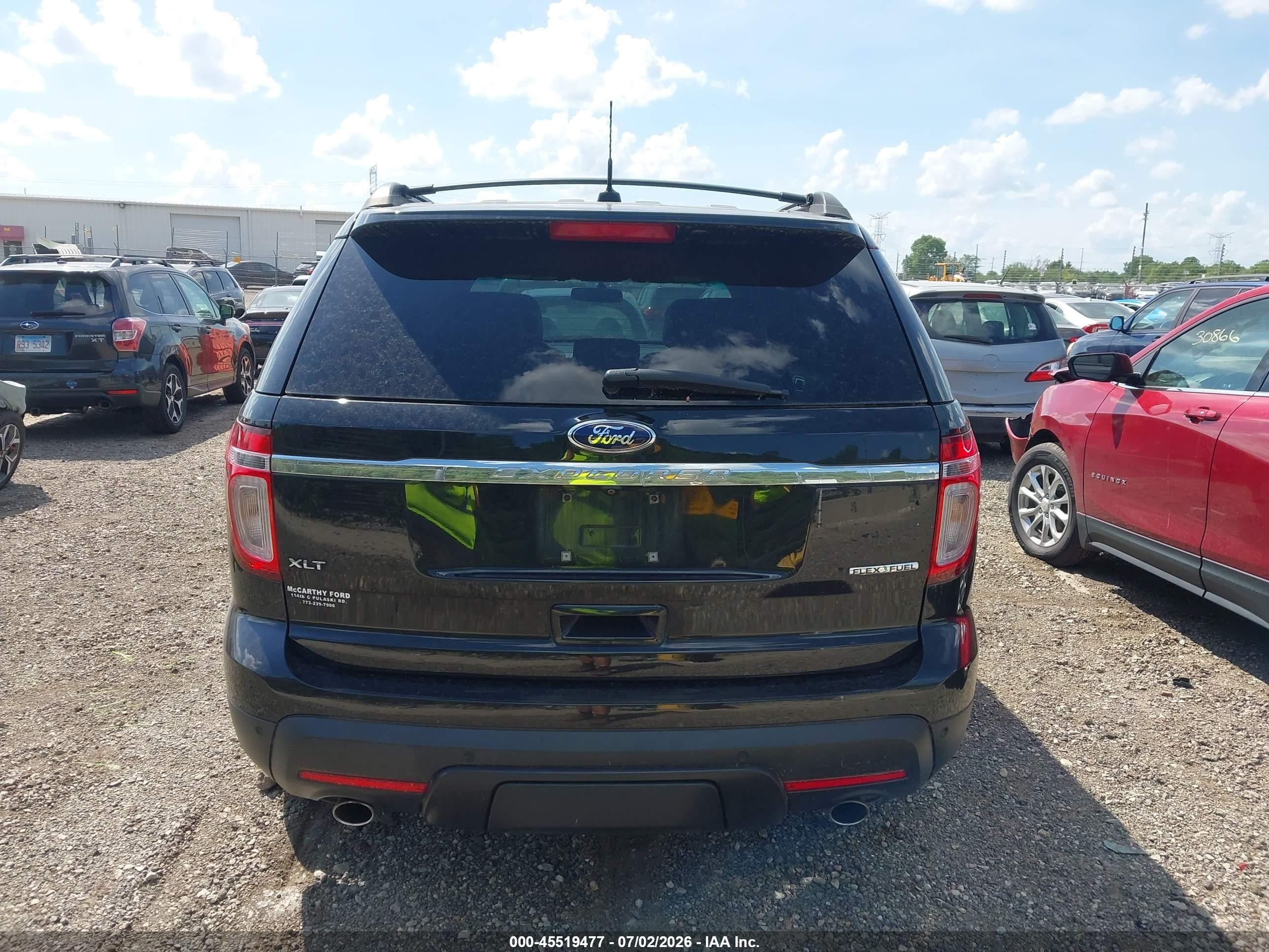 2014 Ford Explorer Xlt Black vin: 1FM5K7D89EGC55863