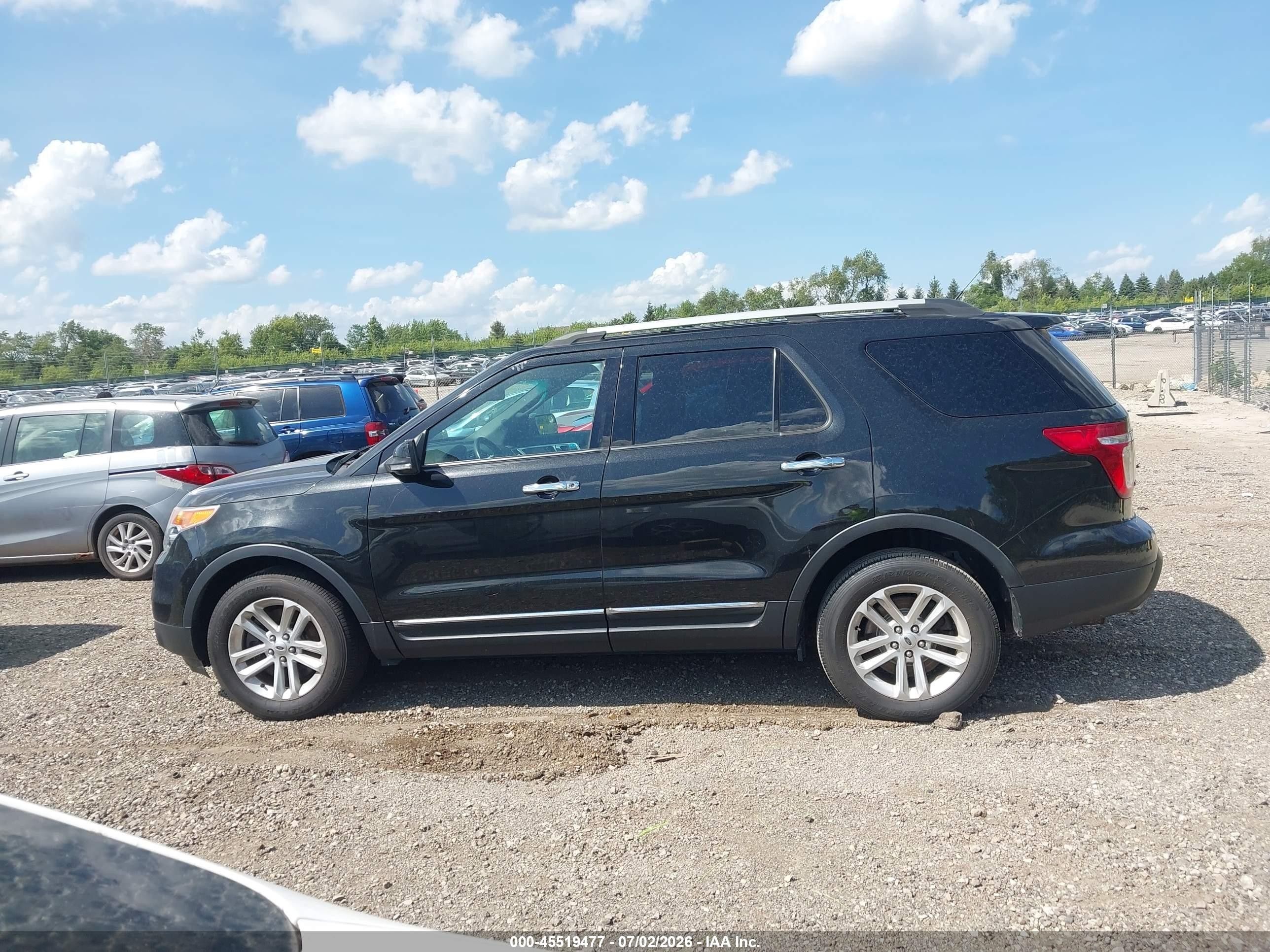 2014 Ford Explorer Xlt Black vin: 1FM5K7D89EGC55863