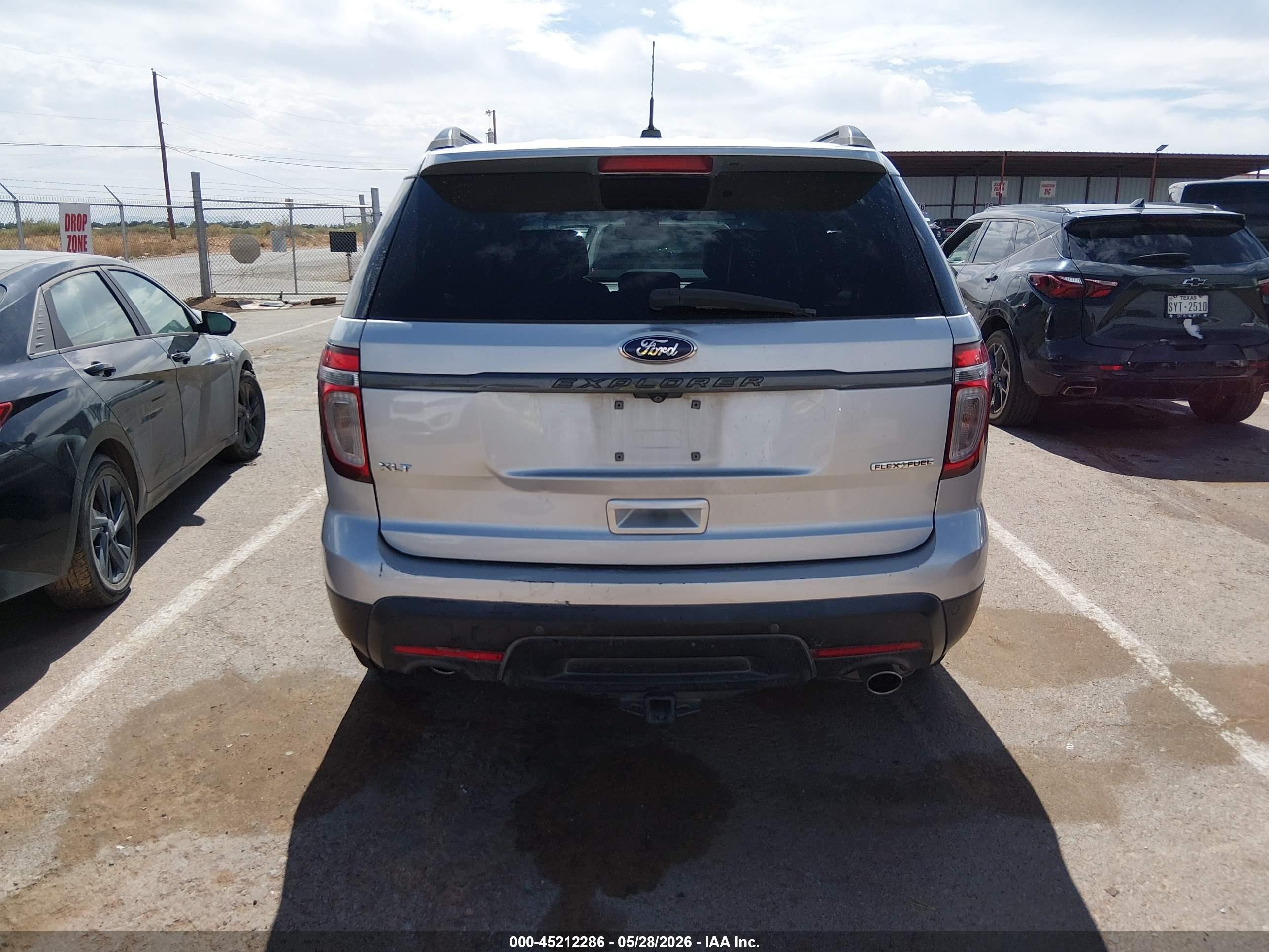 2015 Ford Explorer Xlt Gray vin: 1FM5K7D89FGA13821