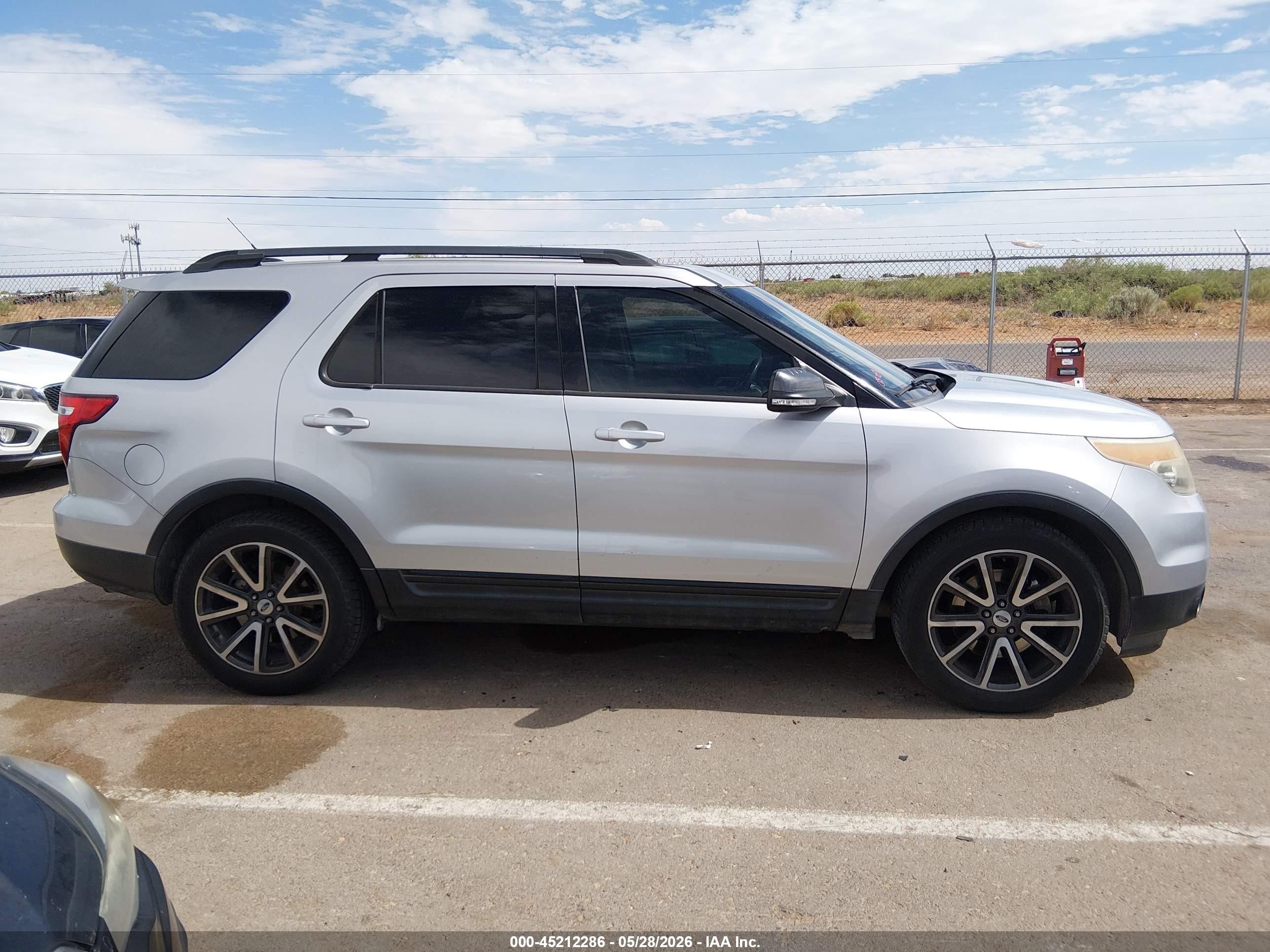 2015 Ford Explorer Xlt Gray vin: 1FM5K7D89FGA13821
