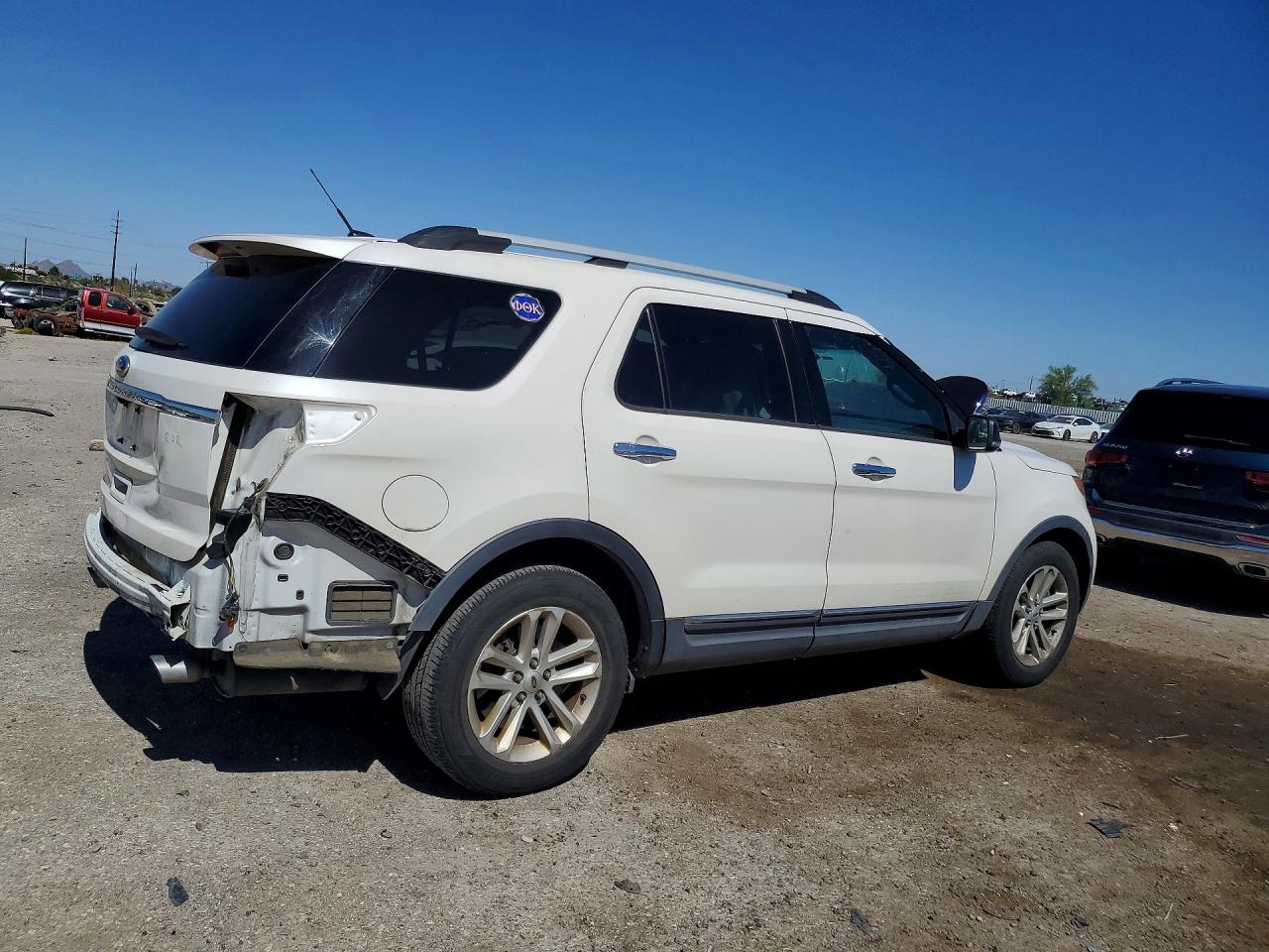 2015 Ford Explorer Xlt Белый vin: 1FM5K7D89FGA20249