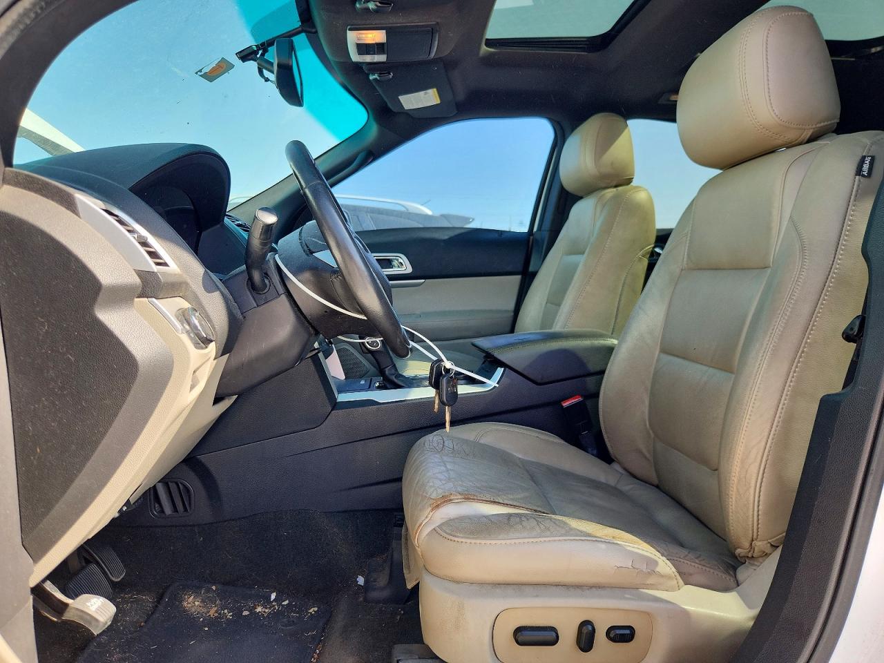 2015 Ford Explorer Xlt Белый vin: 1FM5K7D89FGA26455