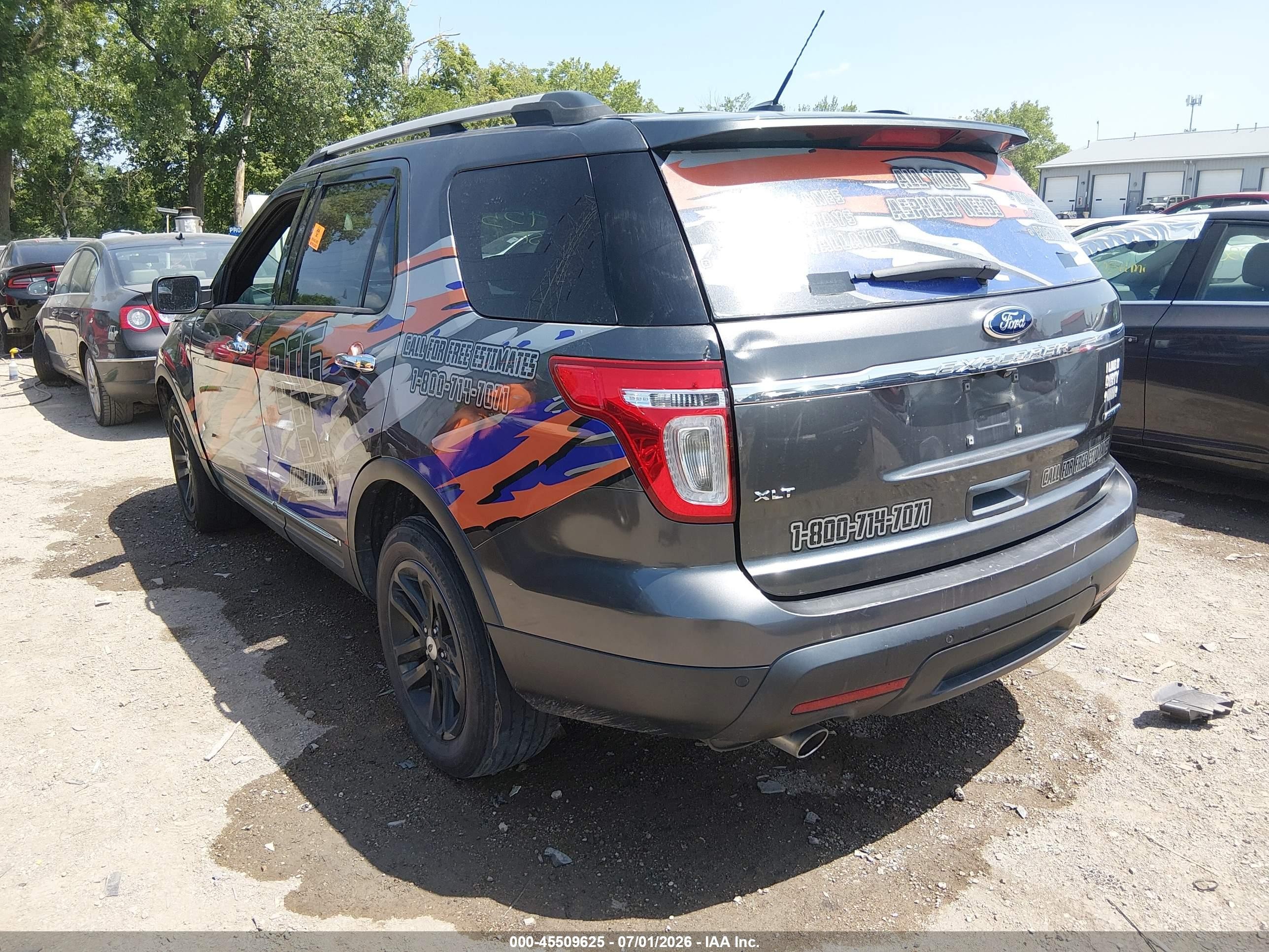 2015 Ford Explorer Xlt Серый vin: 1FM5K7D89FGB09755