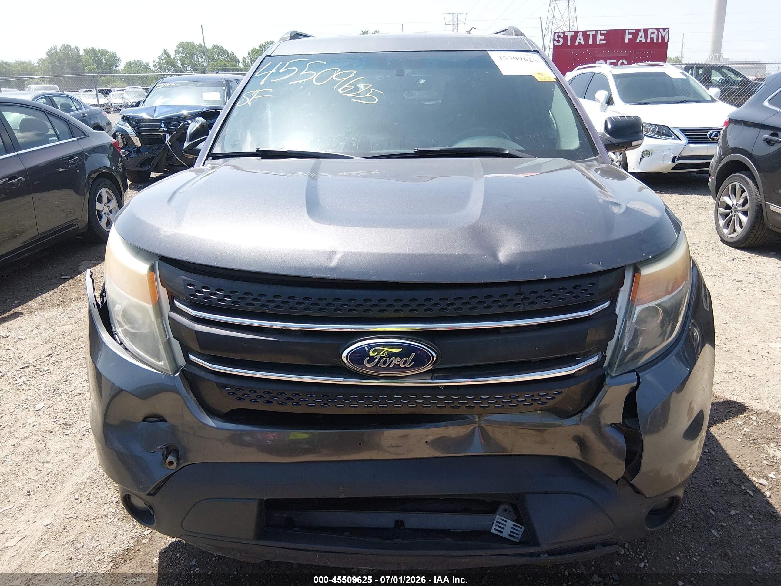 2015 Ford Explorer Xlt Серый vin: 1FM5K7D89FGB09755